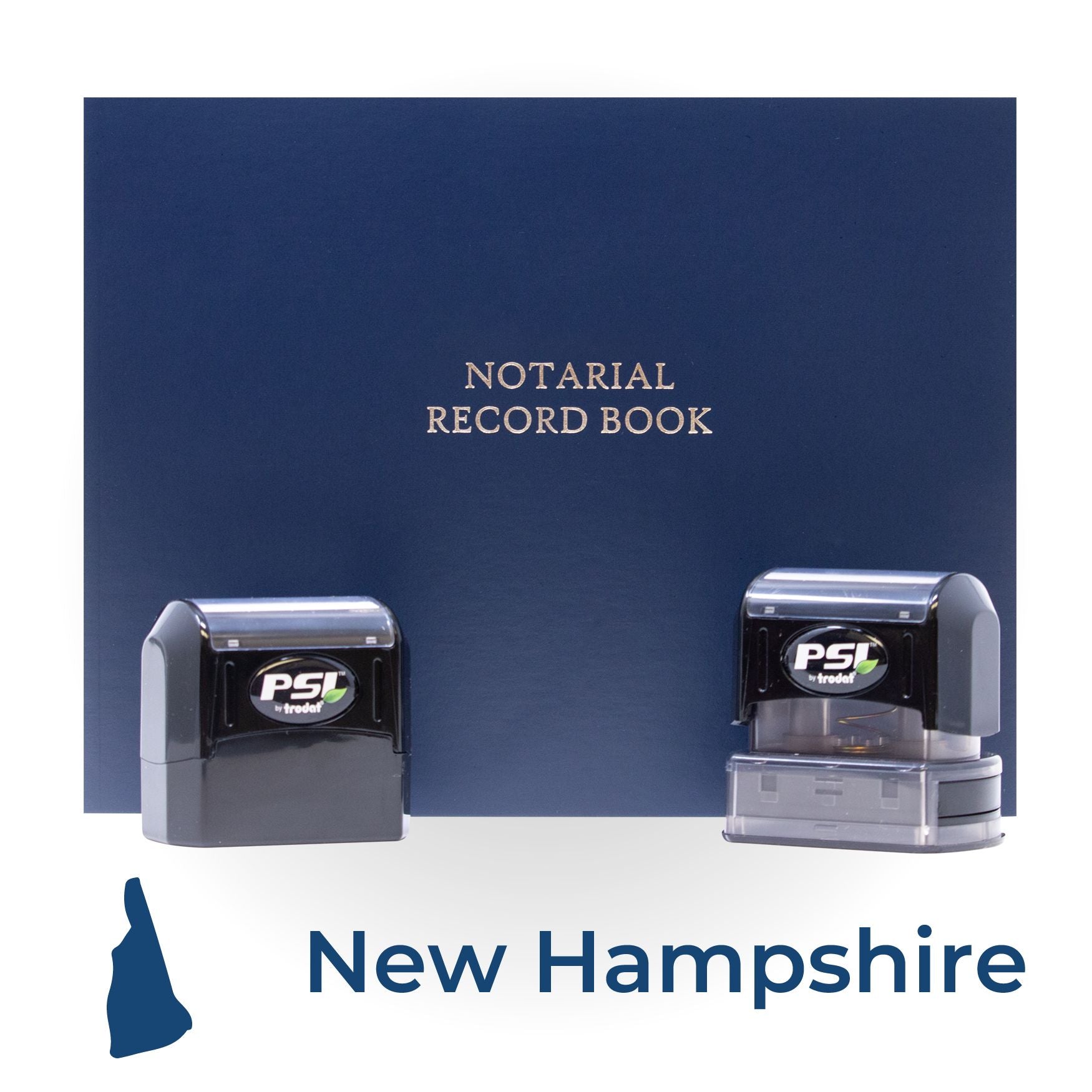 NH Notary Package with PSI Pre-Inked Notary Stamps - Engineer Seal Stamps