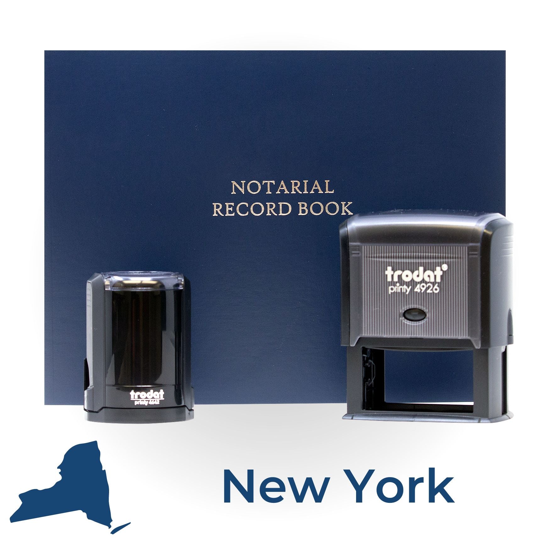 Self Inking Notary Supply Kit for New York - Engineer Seal Stamps
