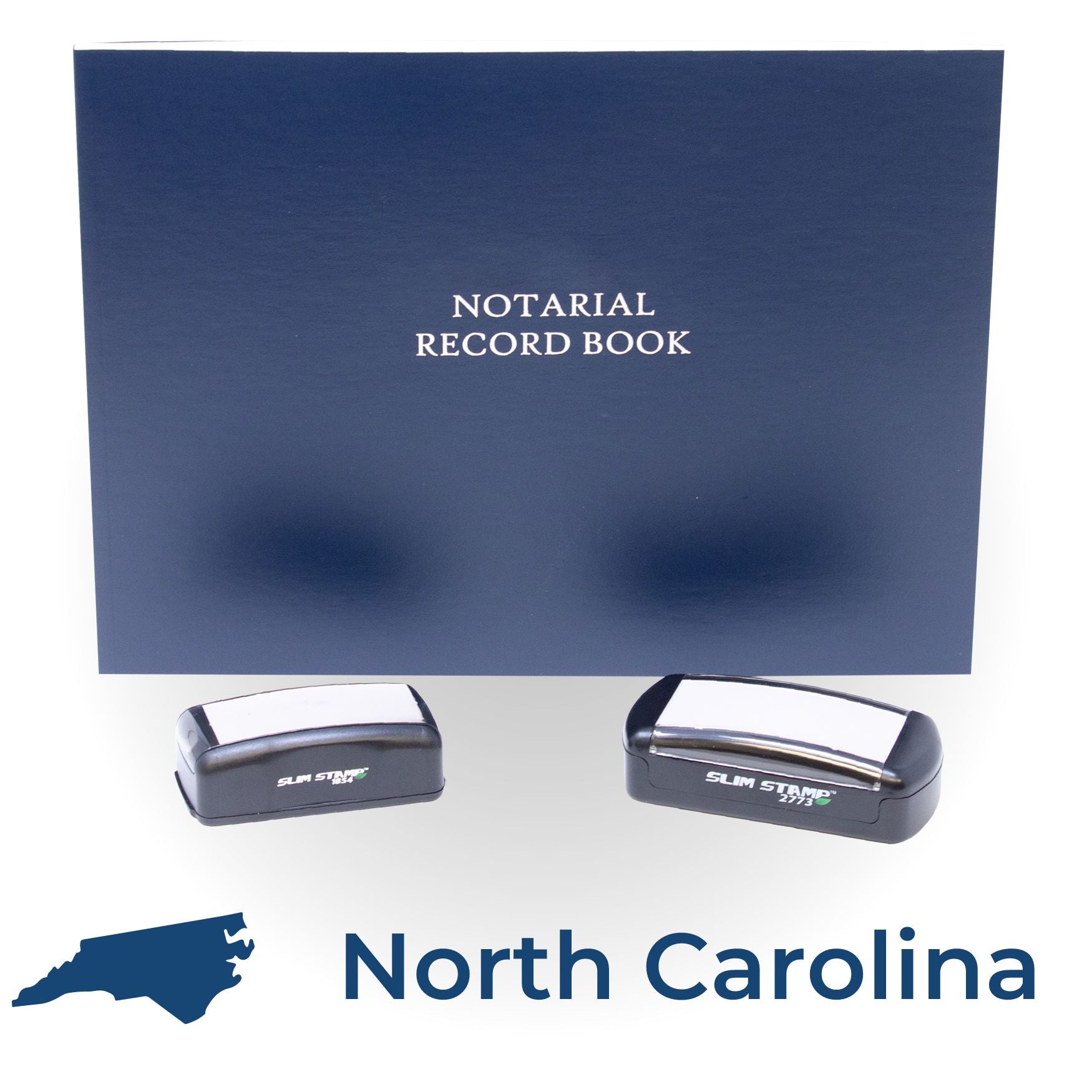 North Carolina Notary Kit with Notary Slim Stamps - Engineer Seal Stamps