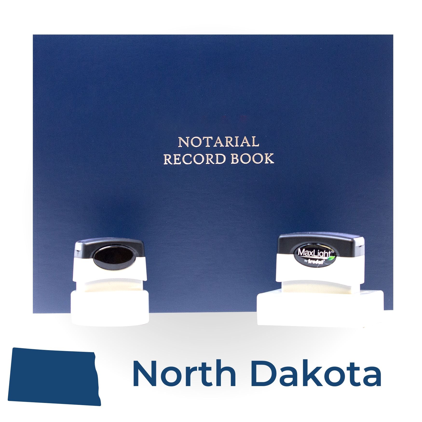 MaxLight Notary Stamp Kit for North Dakota - Engineer Seal Stamps