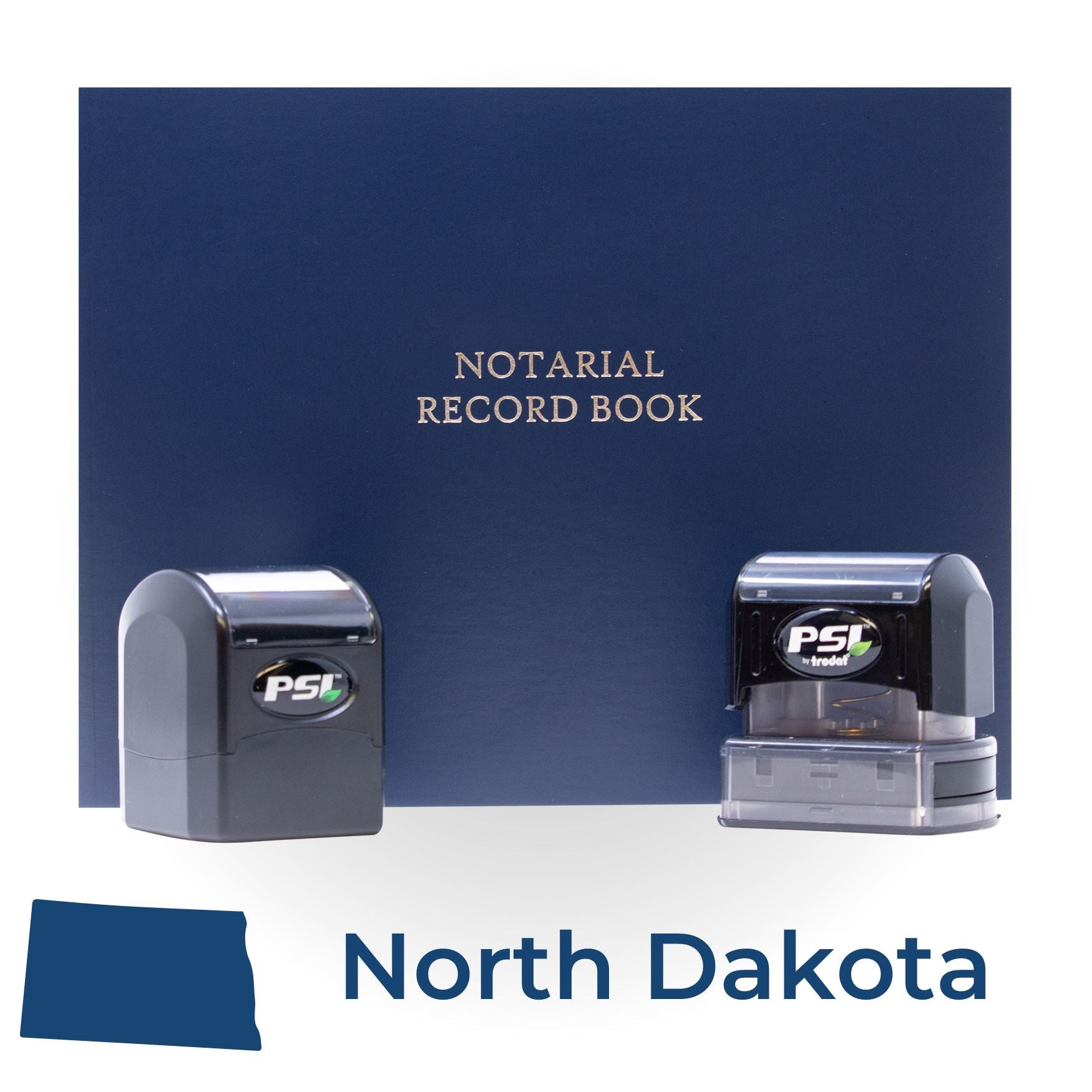 North Dakota Notary Public Kit with PSI Notary Stamps - Engineer Seal Stamps