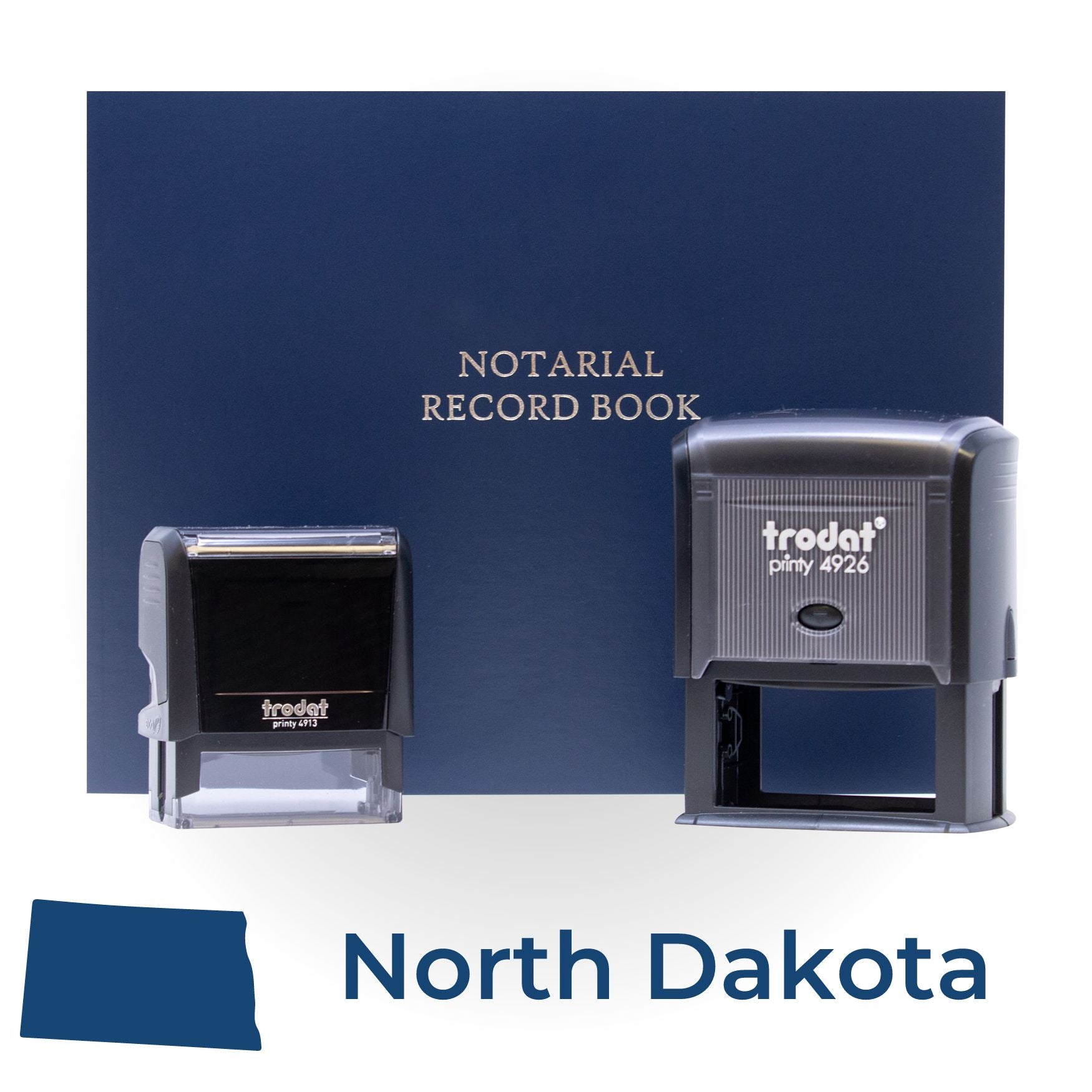 North Dakota Self Inking Notary Starter Kit - Engineer Seal Stamps