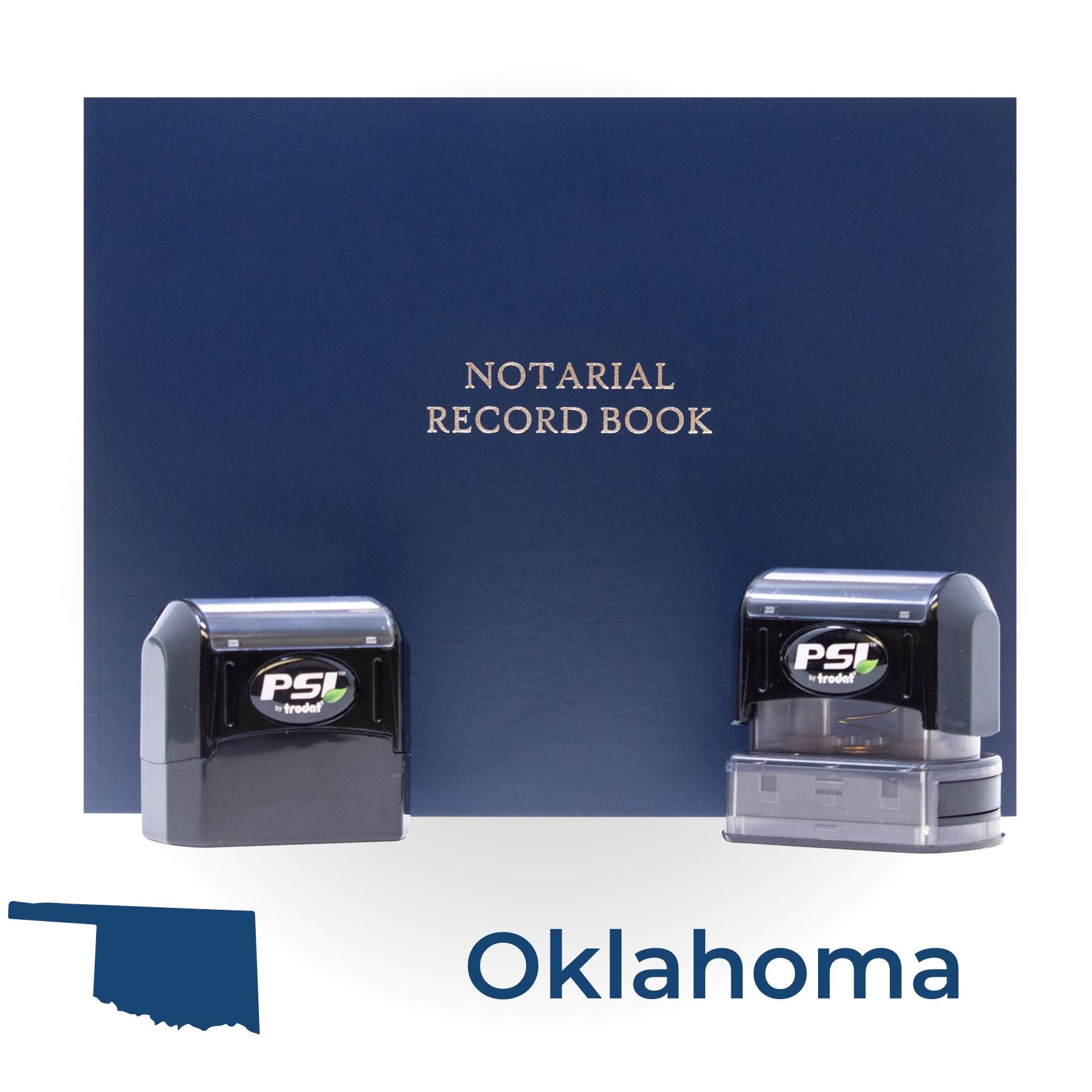 OK Notary Package with PSI Pre-Inked Notary Stamps - Engineer Seal Stamps