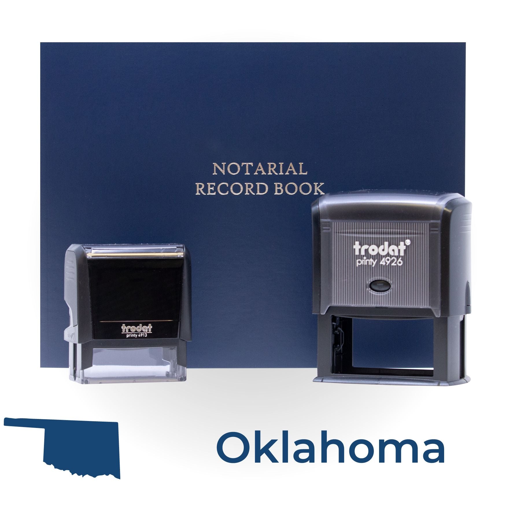 Oklahoma Self Inking Notary Starter Kit - Engineer Seal Stamps