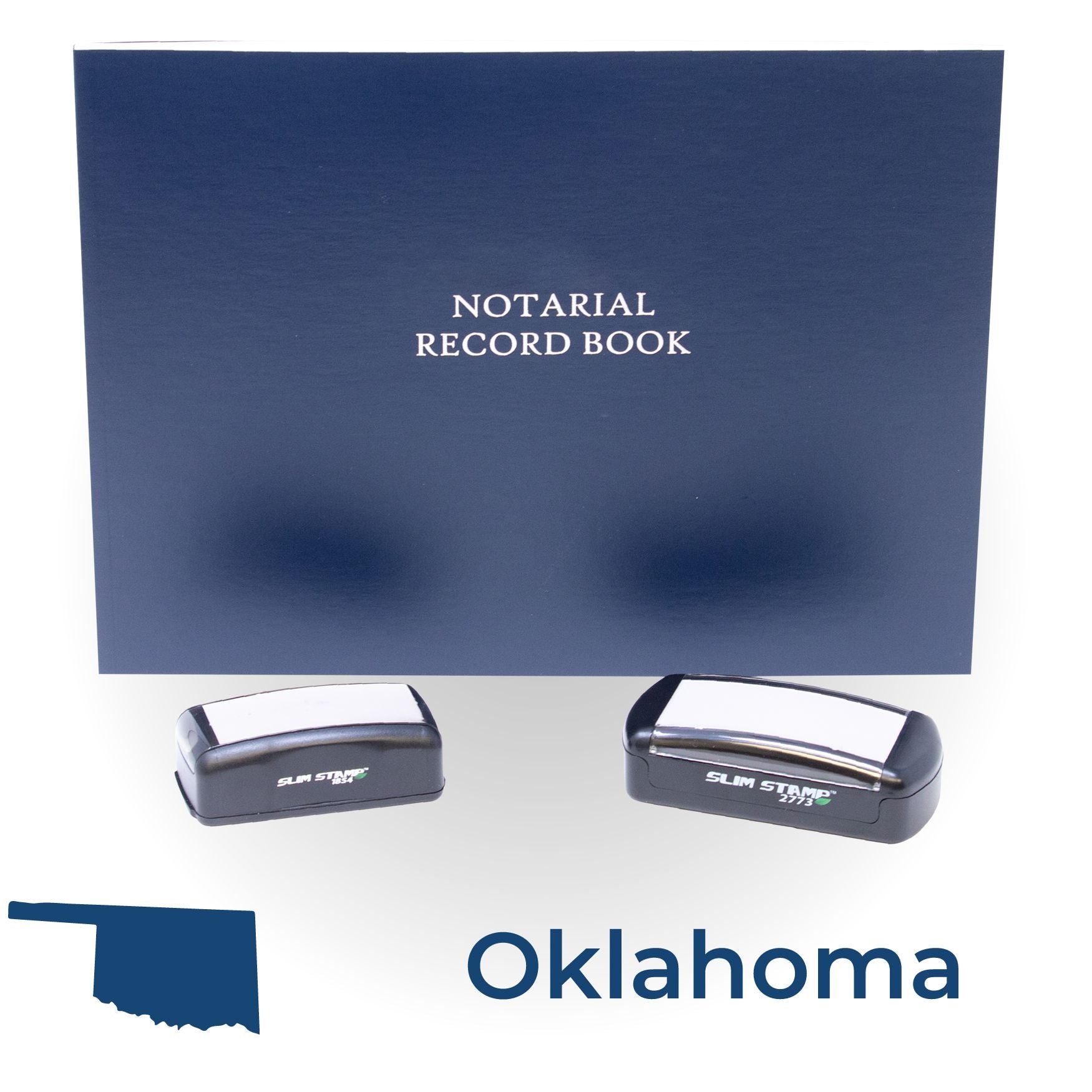 Oklahoma Notary Kit with Notary Slim Stamps - Engineer Seal Stamps