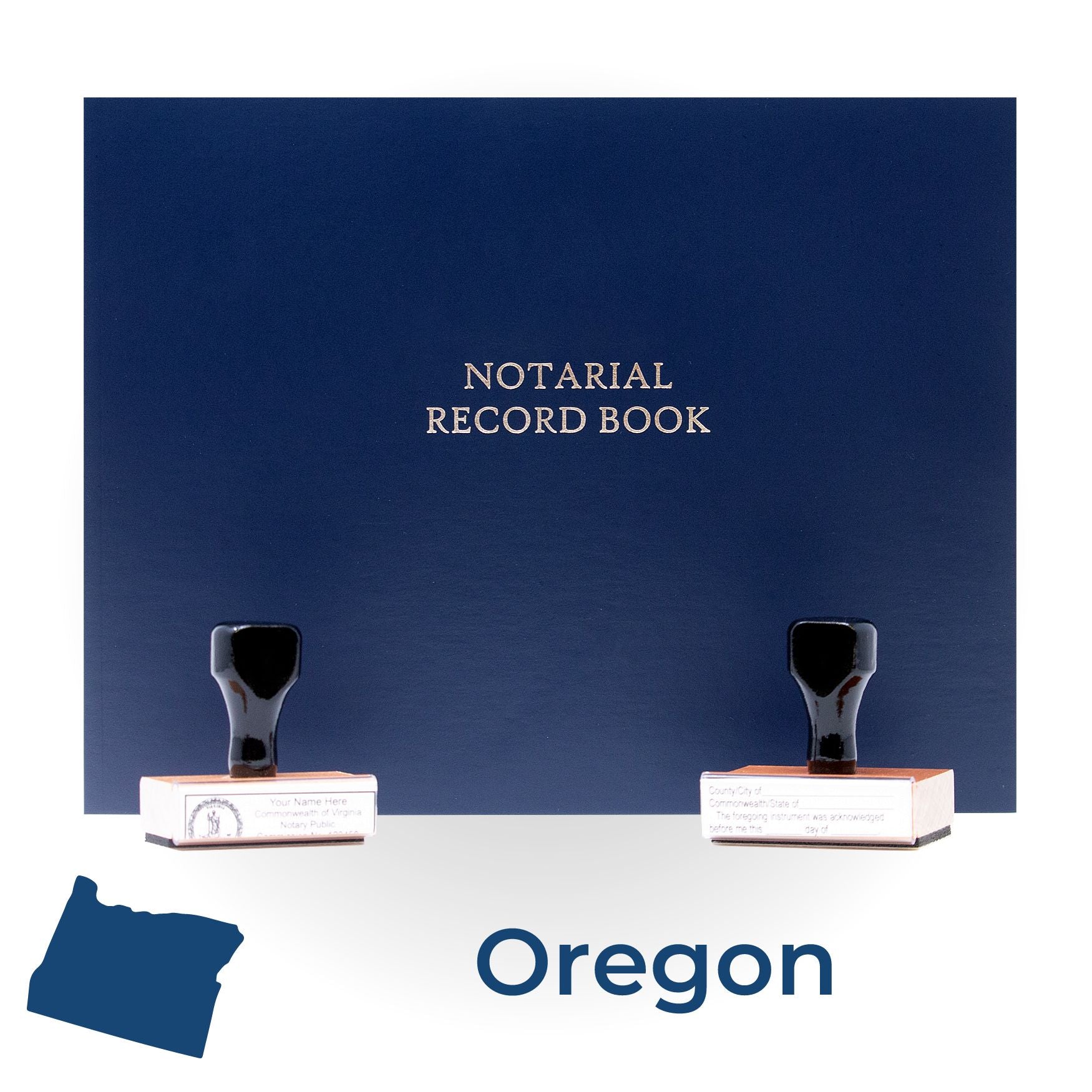 Oregon Notary Public Kit with Rubber Stamps - Engineer Seal Stamps