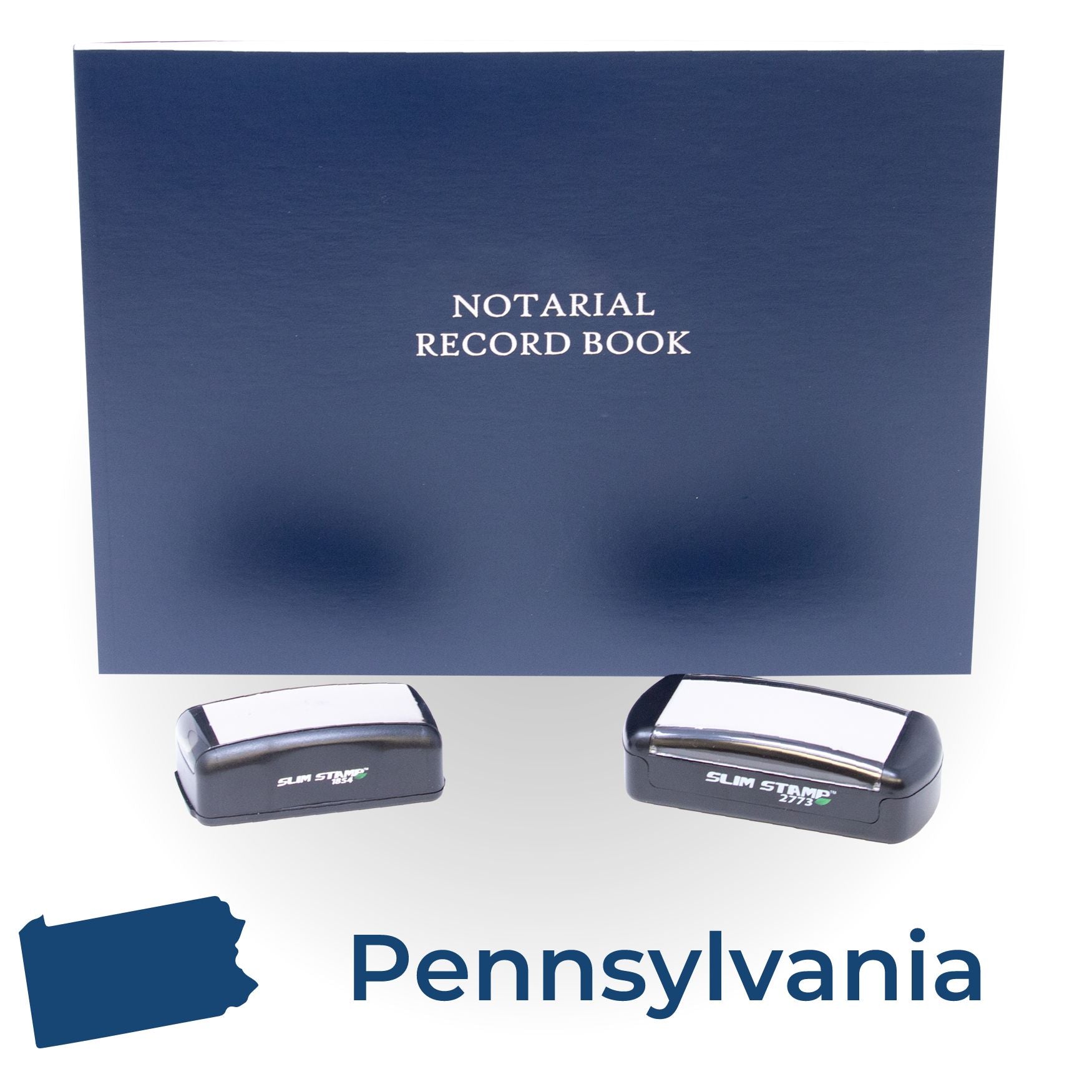 Pennsylvania Notary Kit with Notary Slim Stamps - Engineer Seal Stamps