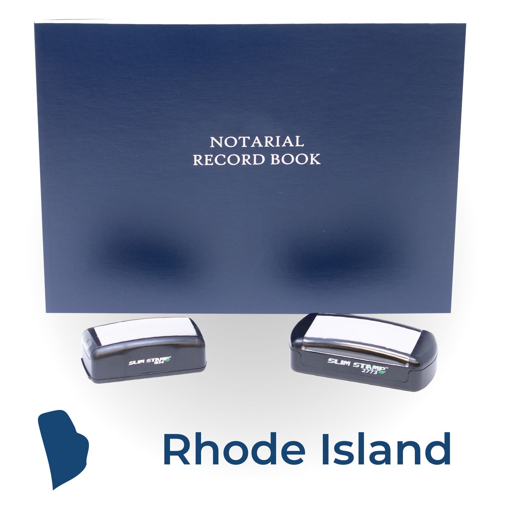 Rhode Island Notary Kit with Notary Slim Stamps - Engineer Seal Stamps
