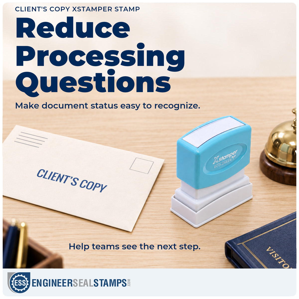 Where the "Client's copy" imprint fits in an office document workflow