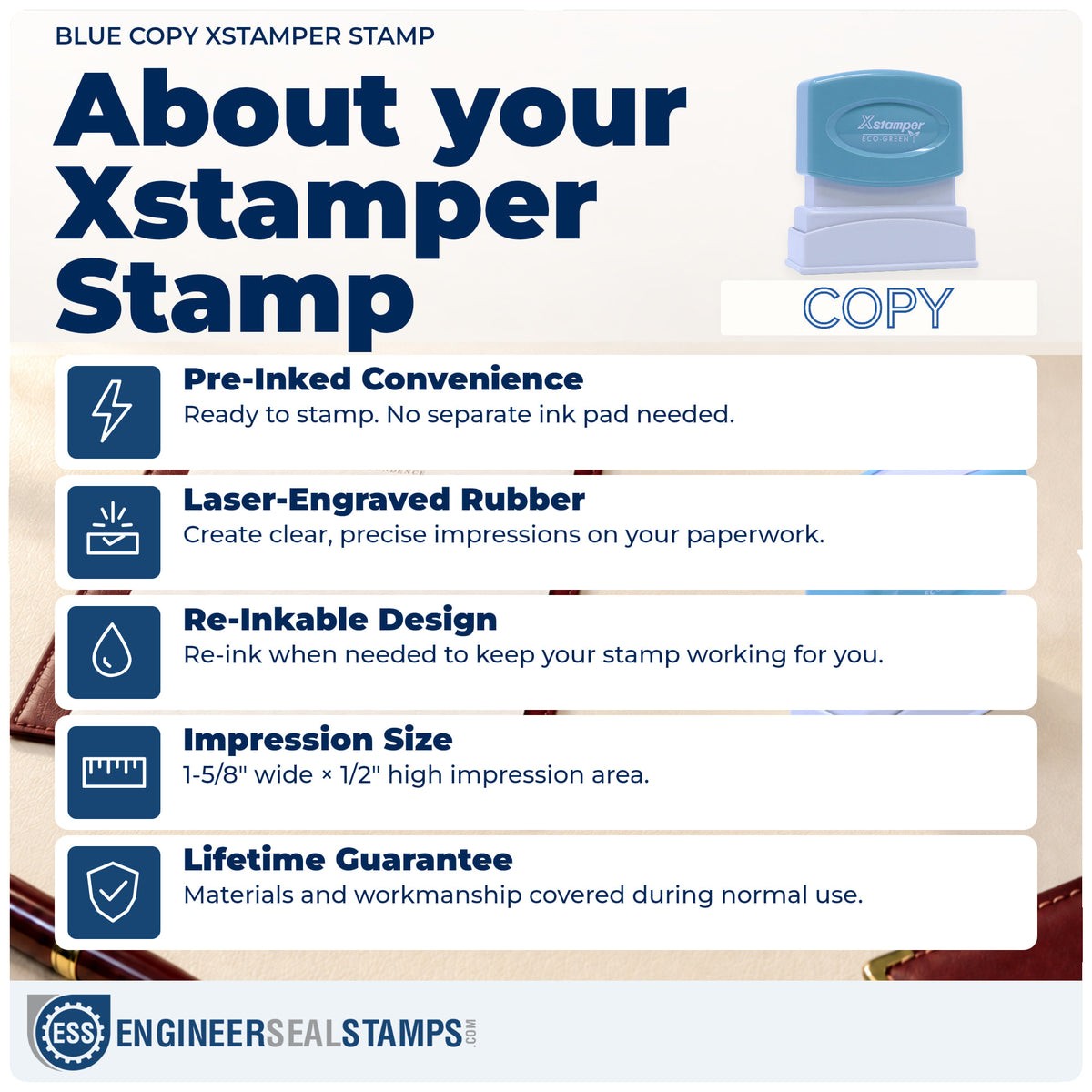 About the "Copy" Xstamper No. 1006 stamp and how to care for it