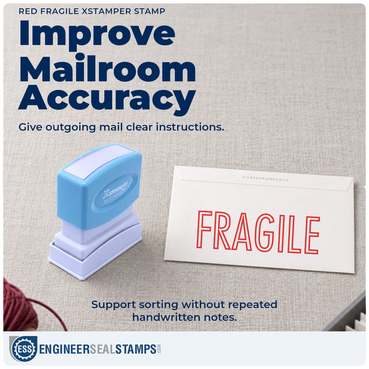Where the "Fragile" imprint fits in an office document workflow
