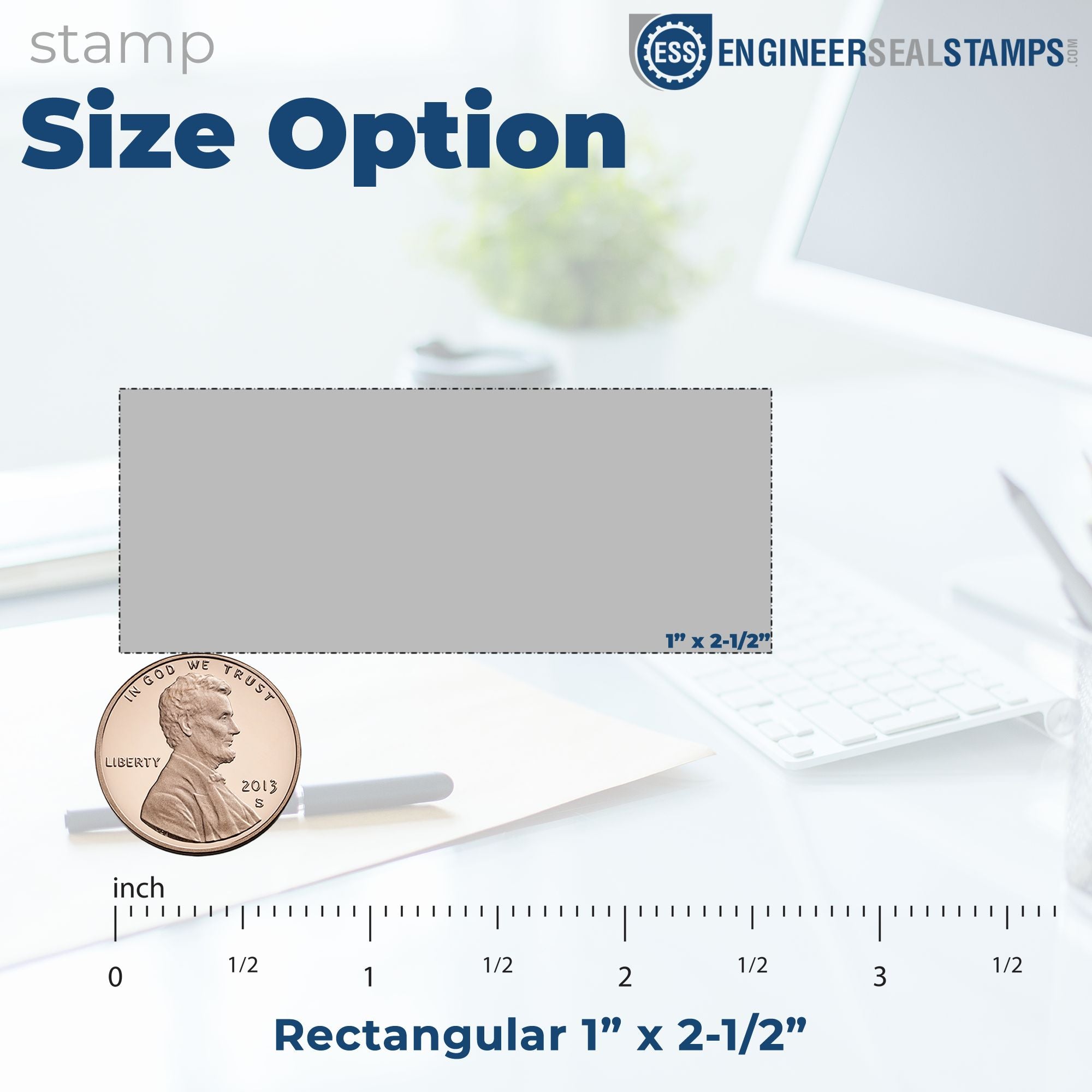 Rectangular Slim and Hybrid Seal West Virginia Notary Supply Stamp and Seal Kit - Engineer Seal Stamps