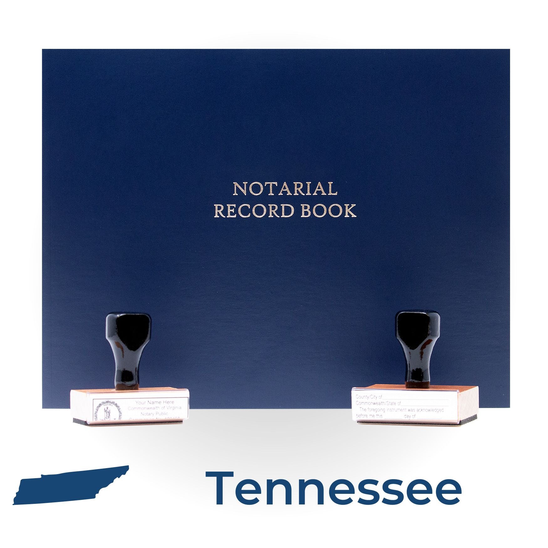 Tennessee Notary Public Kit with Rubber Stamps - Engineer Seal Stamps