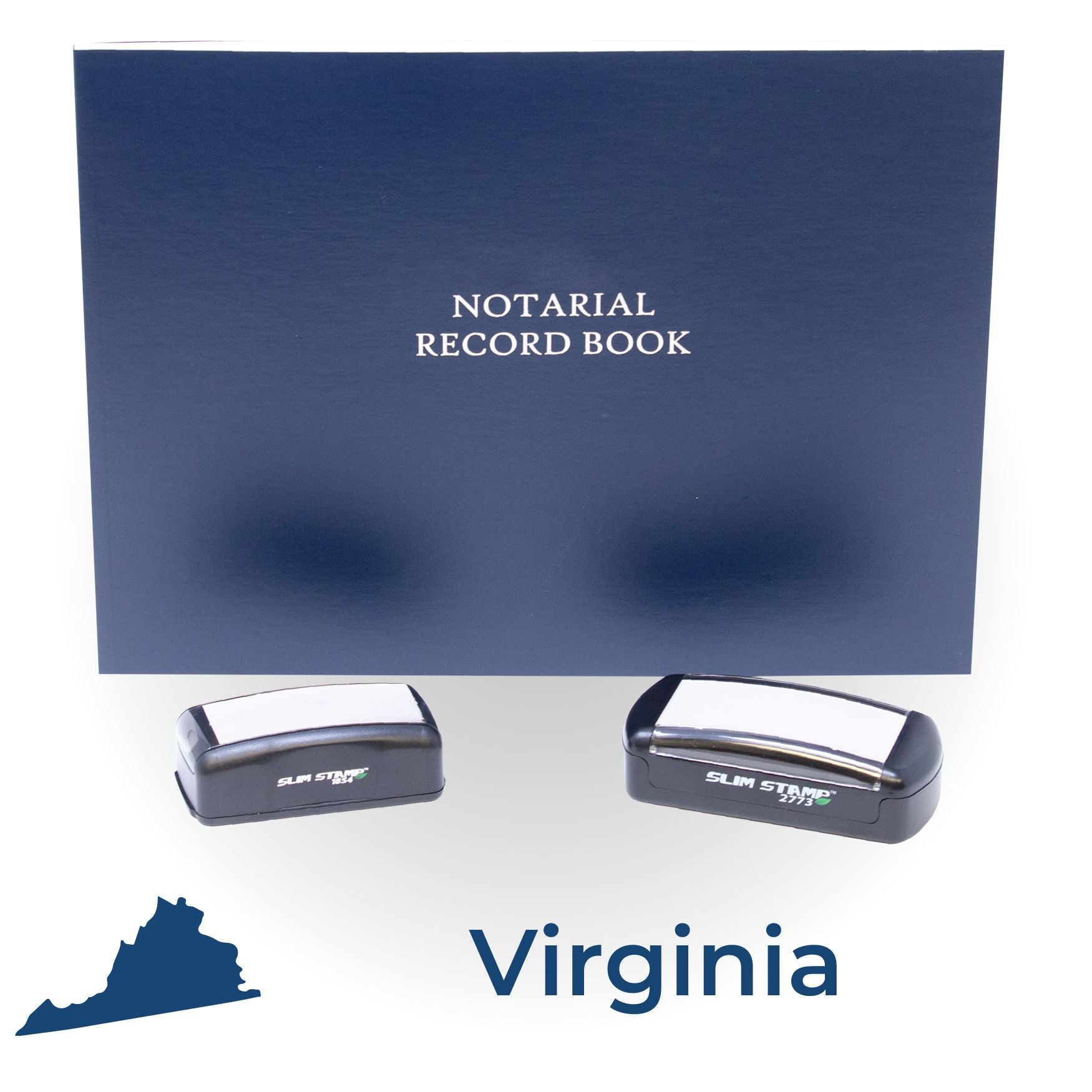 Virginia Notary Kit with Notary Slim Stamps - Engineer Seal Stamps