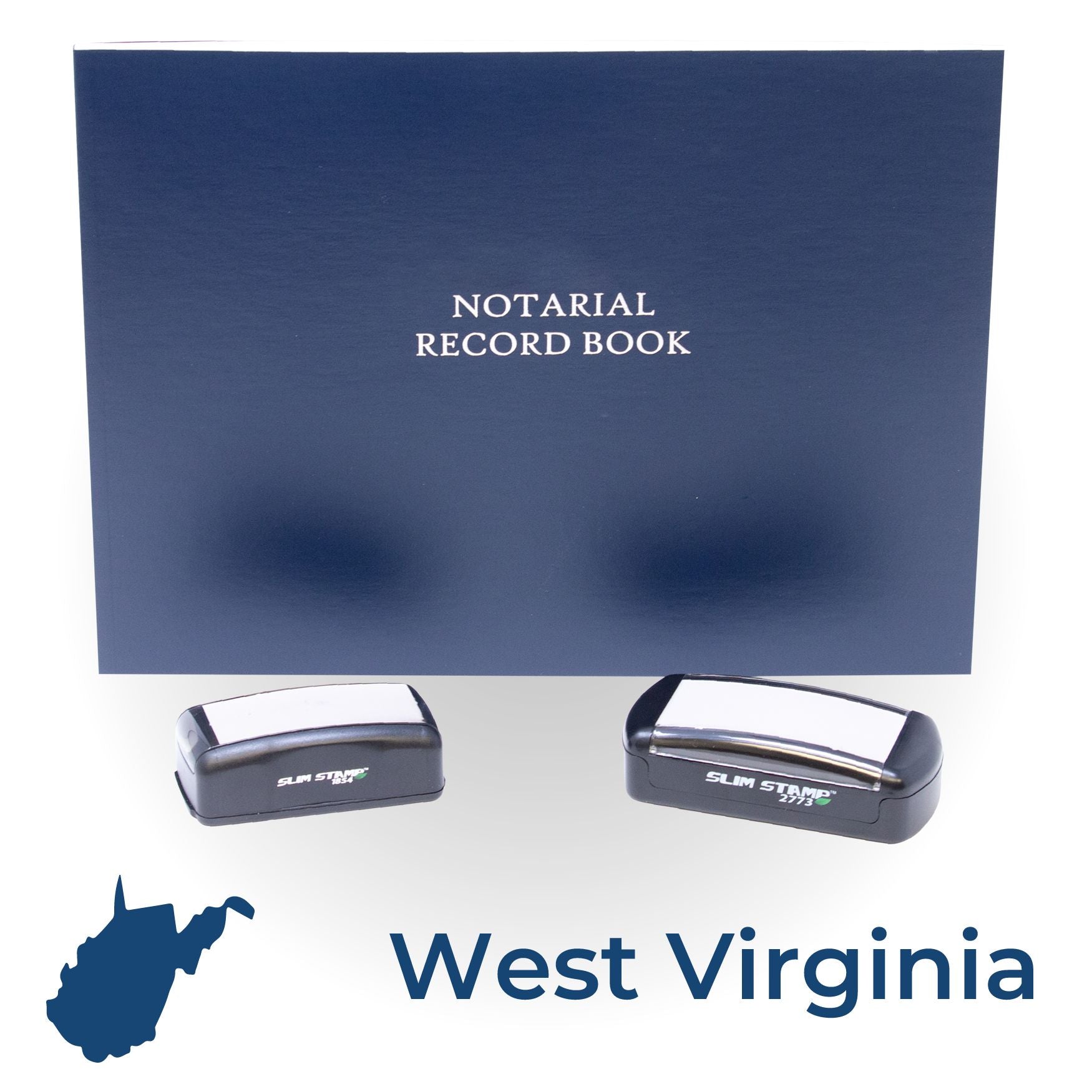 West Virginia Notary Kit with Notary Slim Stamps - Engineer Seal Stamps
