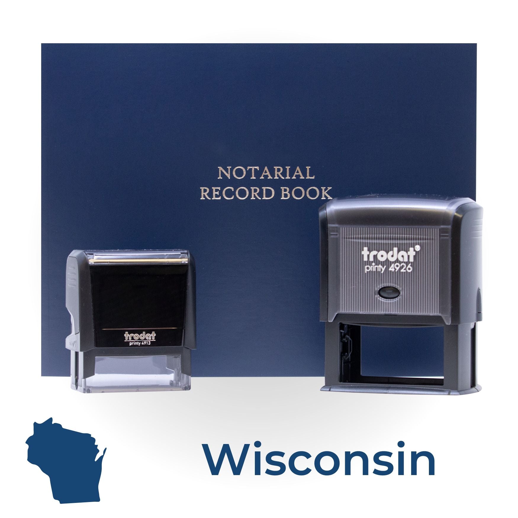 Wisconsin Self Inking Notary Starter Kit - Engineer Seal Stamps