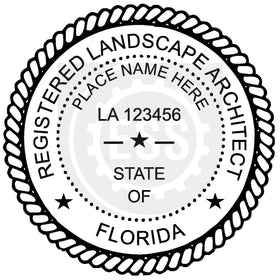 Florida Landscape Architect Seal Setup