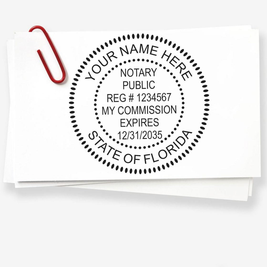 Notary Stamp and Seal Bundle Kit Florida - Engineer Seal Stamps