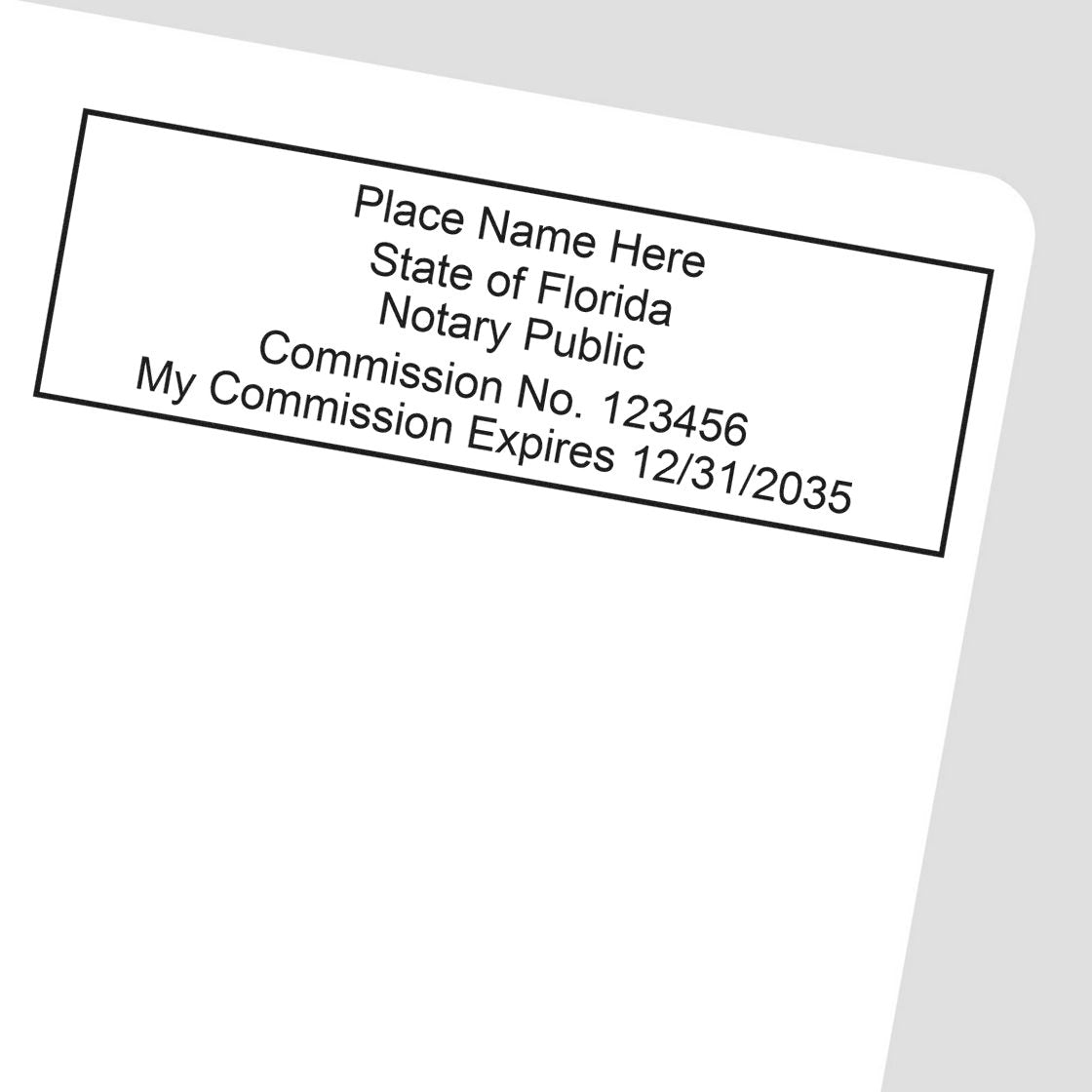 Florida Notary Stamp and Florida Notary Seal Bundle Kit with Soft Seal and Rectangular Wood Stamp