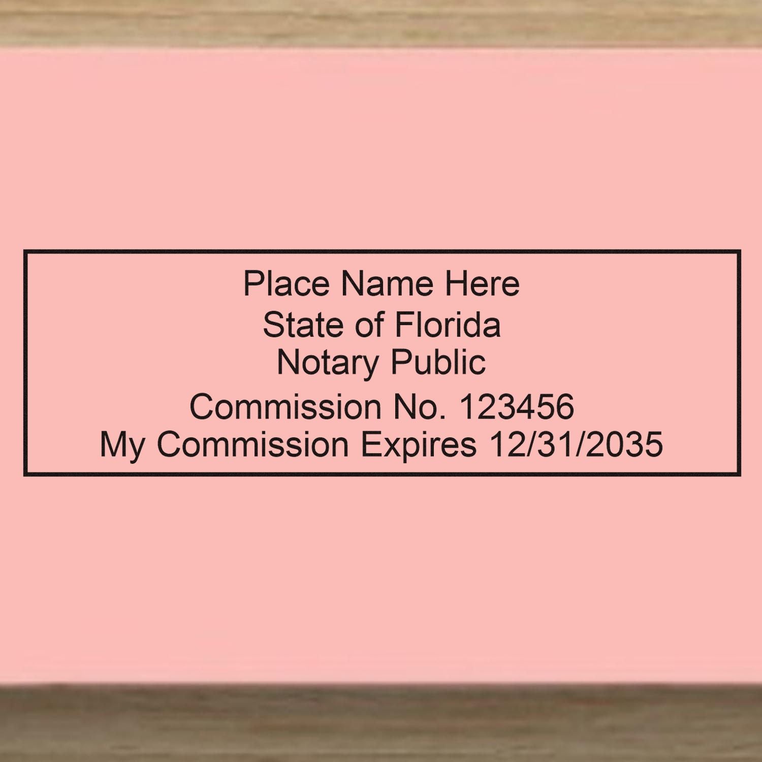 Rectangular MaxLight Notary Stamp FL and Florida Notary Public Desk Seal Embosser Kit - Engineer Seal Stamps