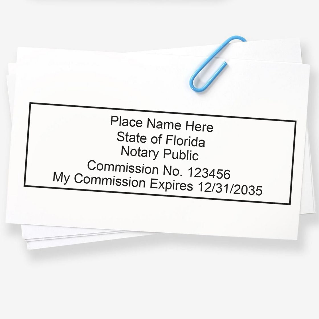 FL Notary Package with PSI Pre-Inked Notary Stamps - Engineer Seal Stamps