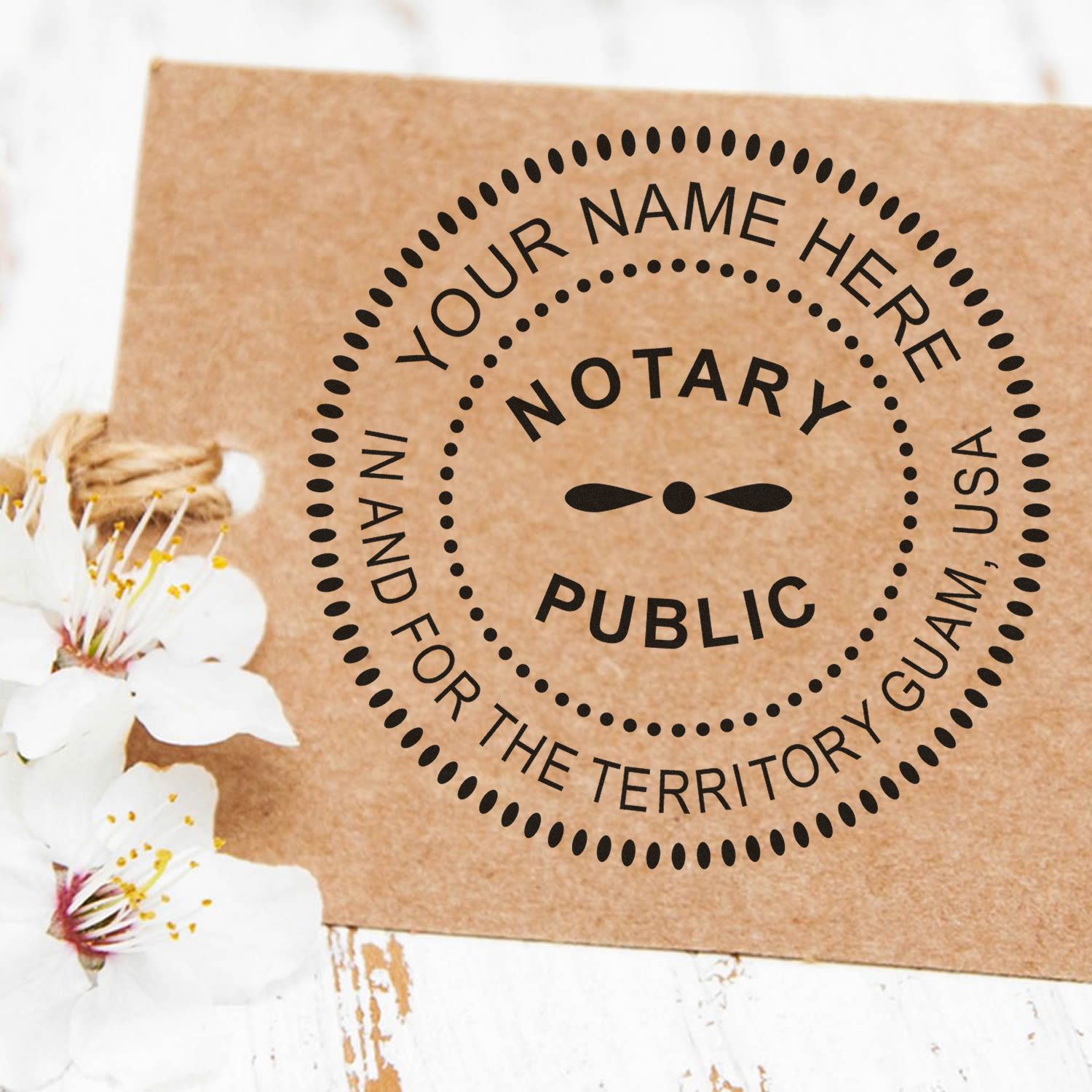 MaxLight Notary Stamp Kit for Guam - Engineer Seal Stamps