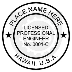 Hawaii Engineer Seal Setup