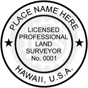Hawaii Land Surveyor Seal Setup