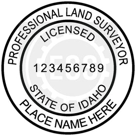 Idaho Land Surveyor Seal Setup