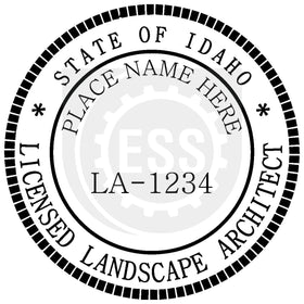 Idaho Landscape Architect Seal Setup