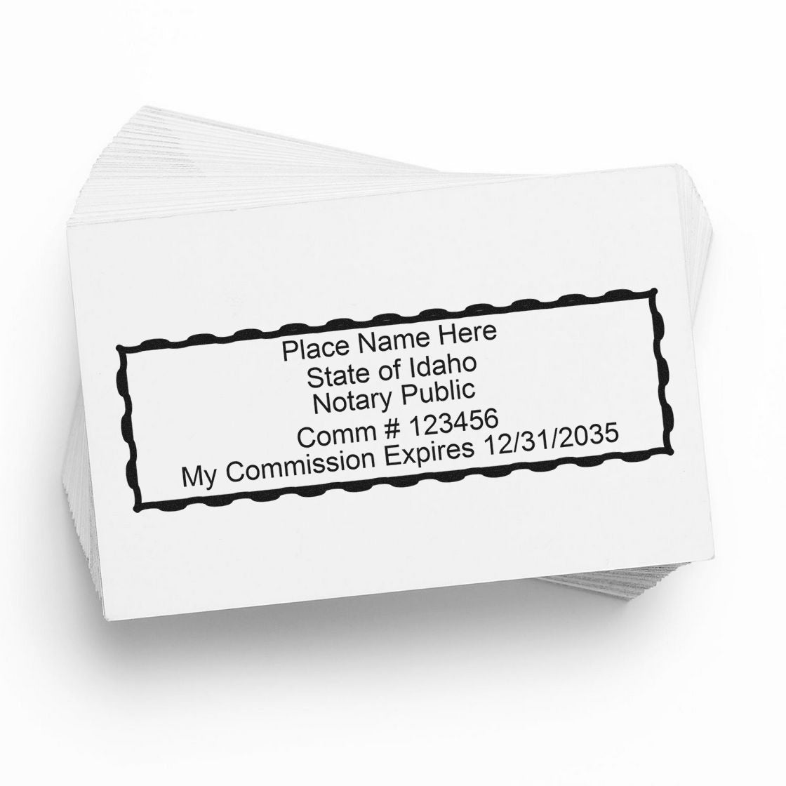 MaxLight Pre-Inked Notary Stamp Package for Idaho