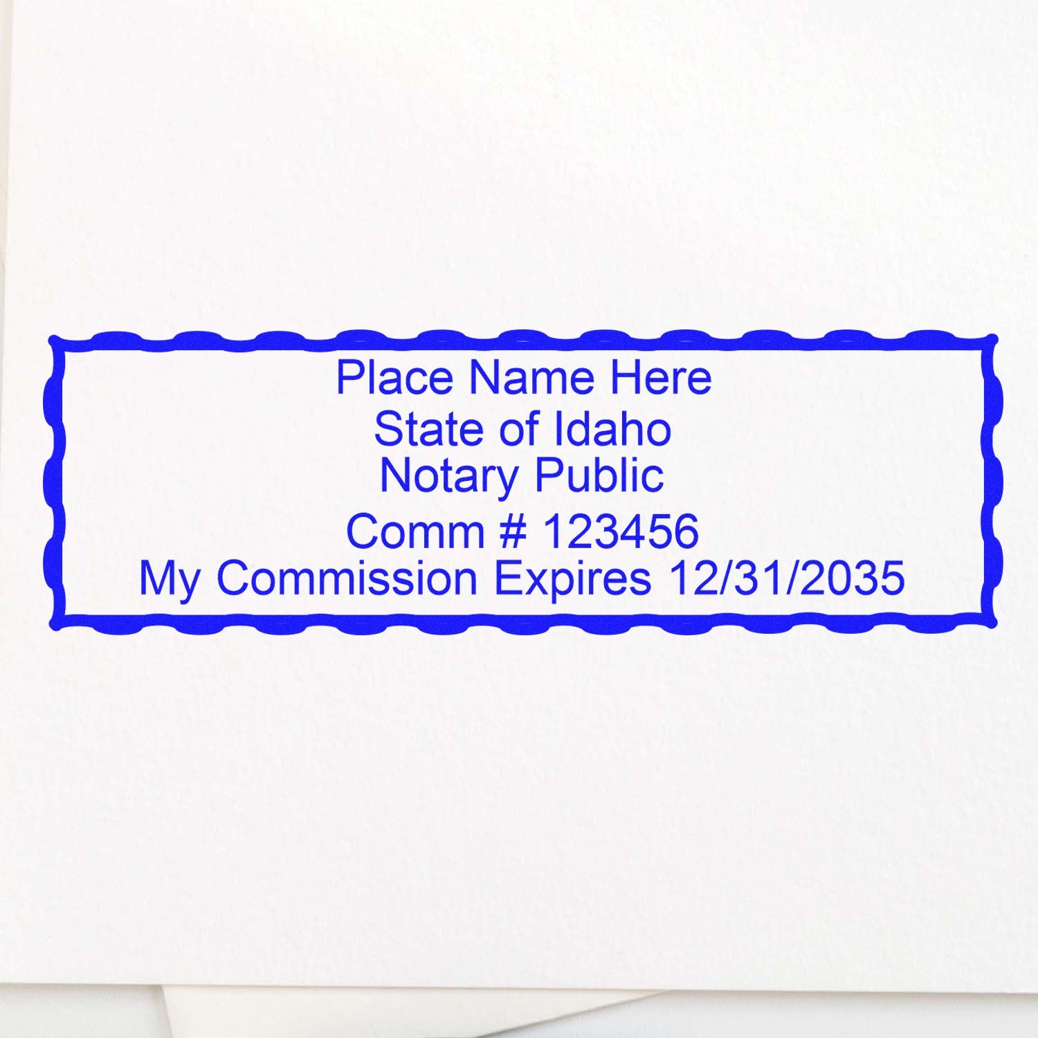 Idaho Notary Public Kit with Rubber Stamps - Engineer Seal Stamps