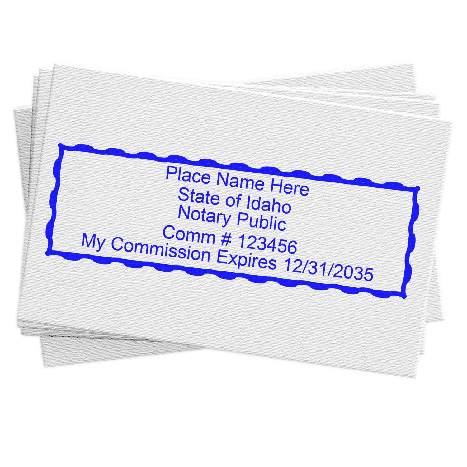 MaxLight Pre-Inked Notary Stamp Package for Idaho - Engineer Seal Stamps