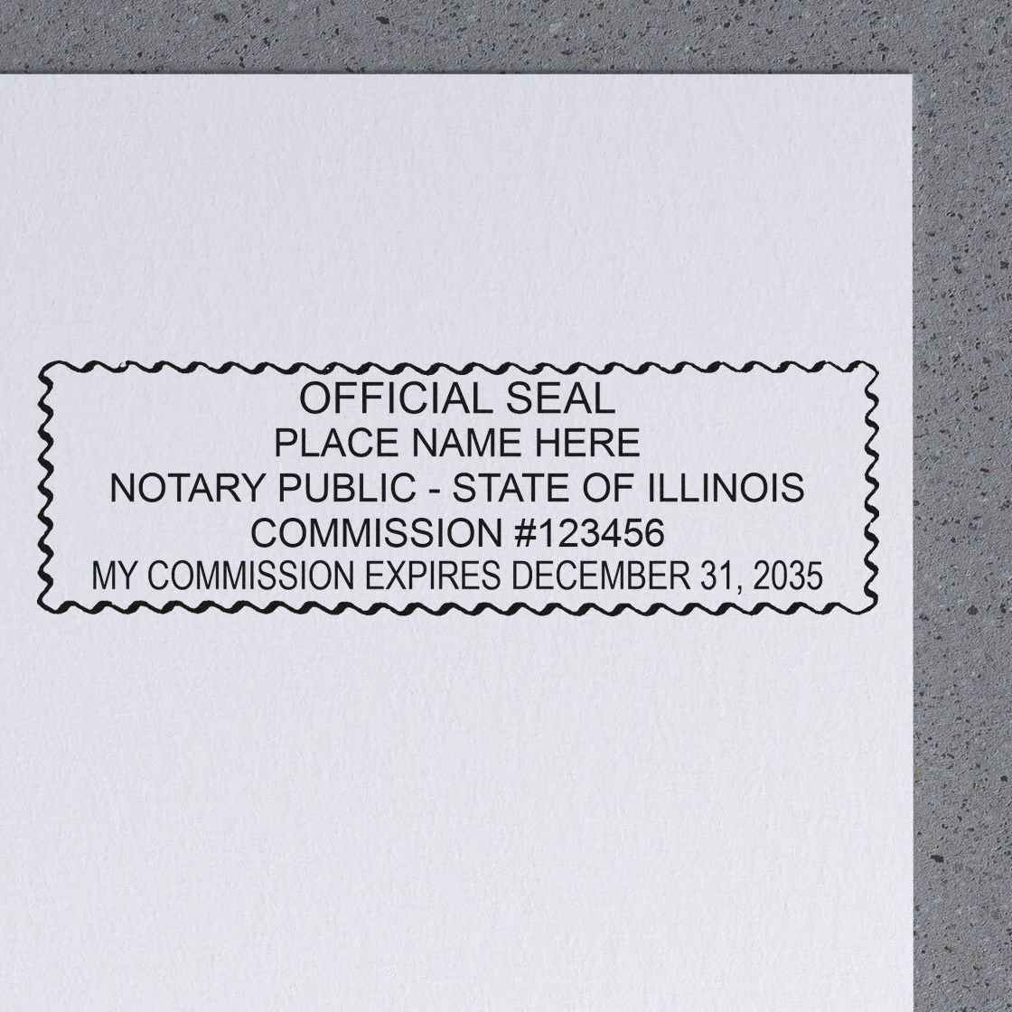 Illinois Notary Kit with Notary Slim Stamps - Engineer Seal Stamps