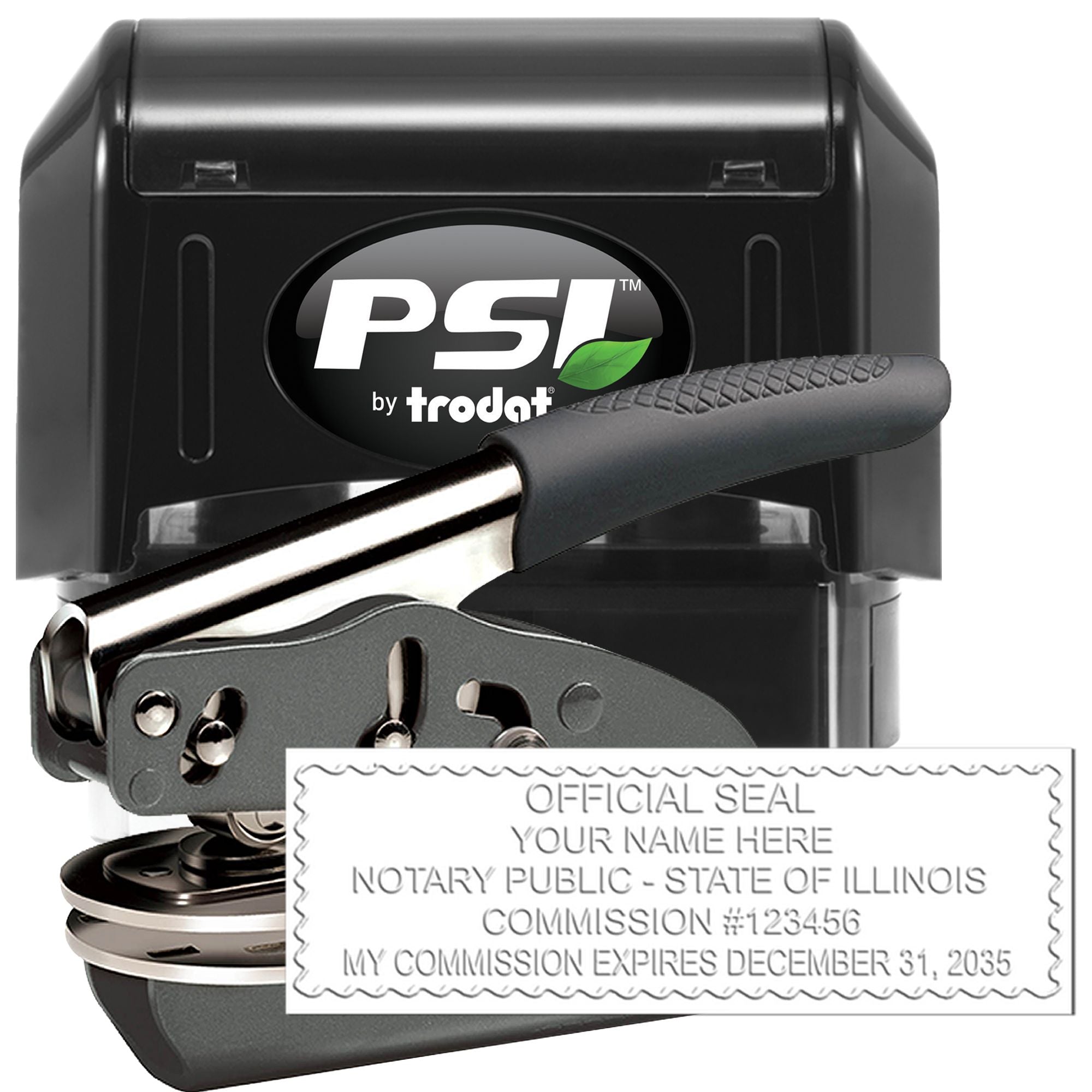 Illinois Notary Stamp and Seal Value Kit - Engineer Seal Stamps