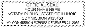 Illinois Notary Seal Imprint Example