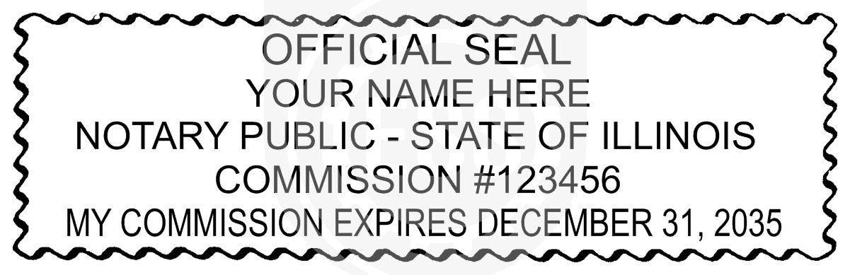 Illinois Notary Seal Imprint Example