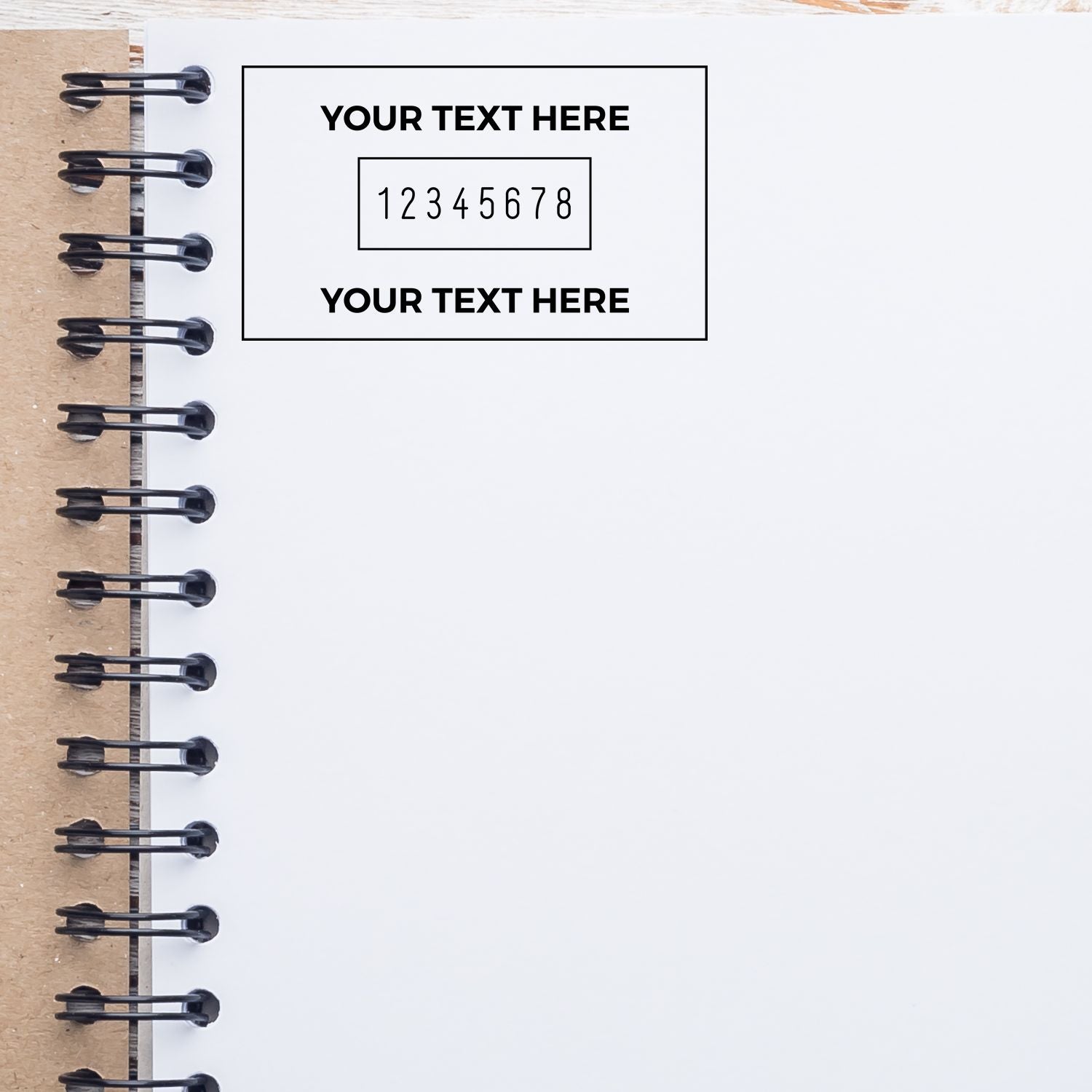 8 Wheel Shiny Heavy Duty Number Stamp 5/32 Characters with Plate - Engineer Seal Stamps