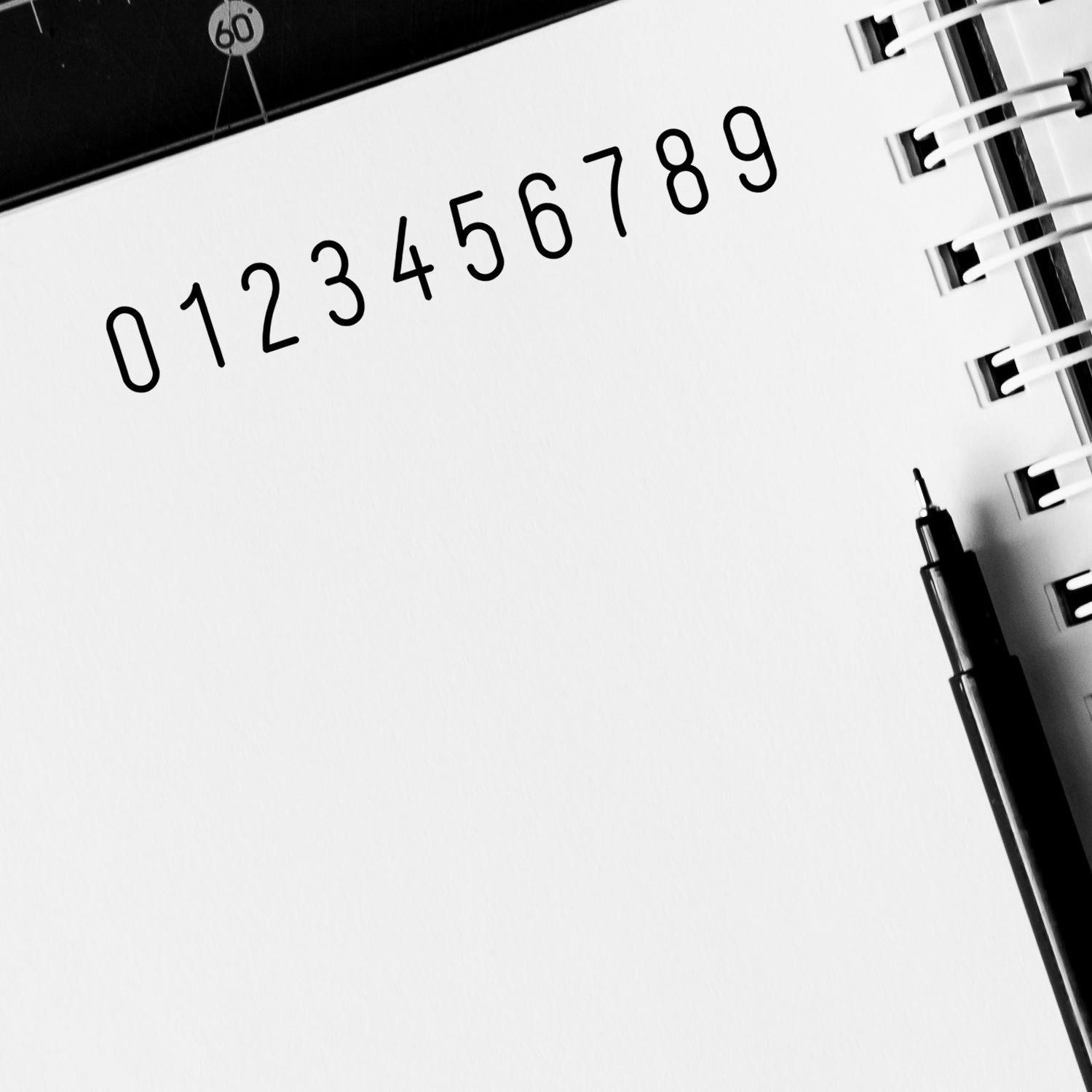 10 Wheel Shiny Heavy Duty Self Inking Number Stamp 5/32 Characters - Engineer Seal Stamps