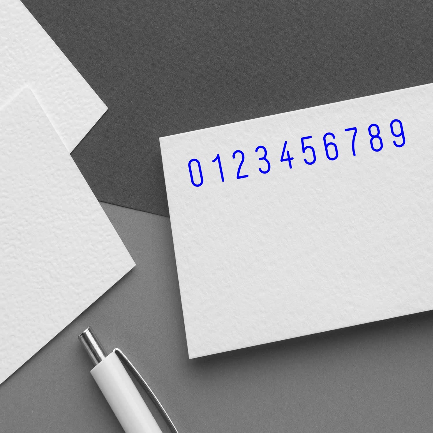 10 Wheel Shiny Heavy Duty Self Inking Number Stamp 5/32 Characters - Engineer Seal Stamps