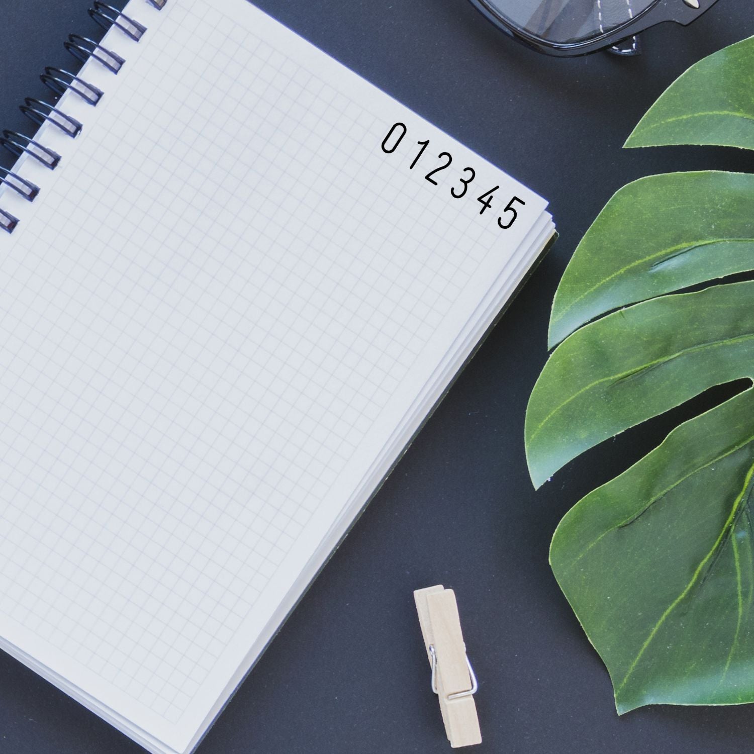 6 Wheel Shiny Heavy Duty Self Inking Number Stamp 5/32 Characters - Engineer Seal Stamps