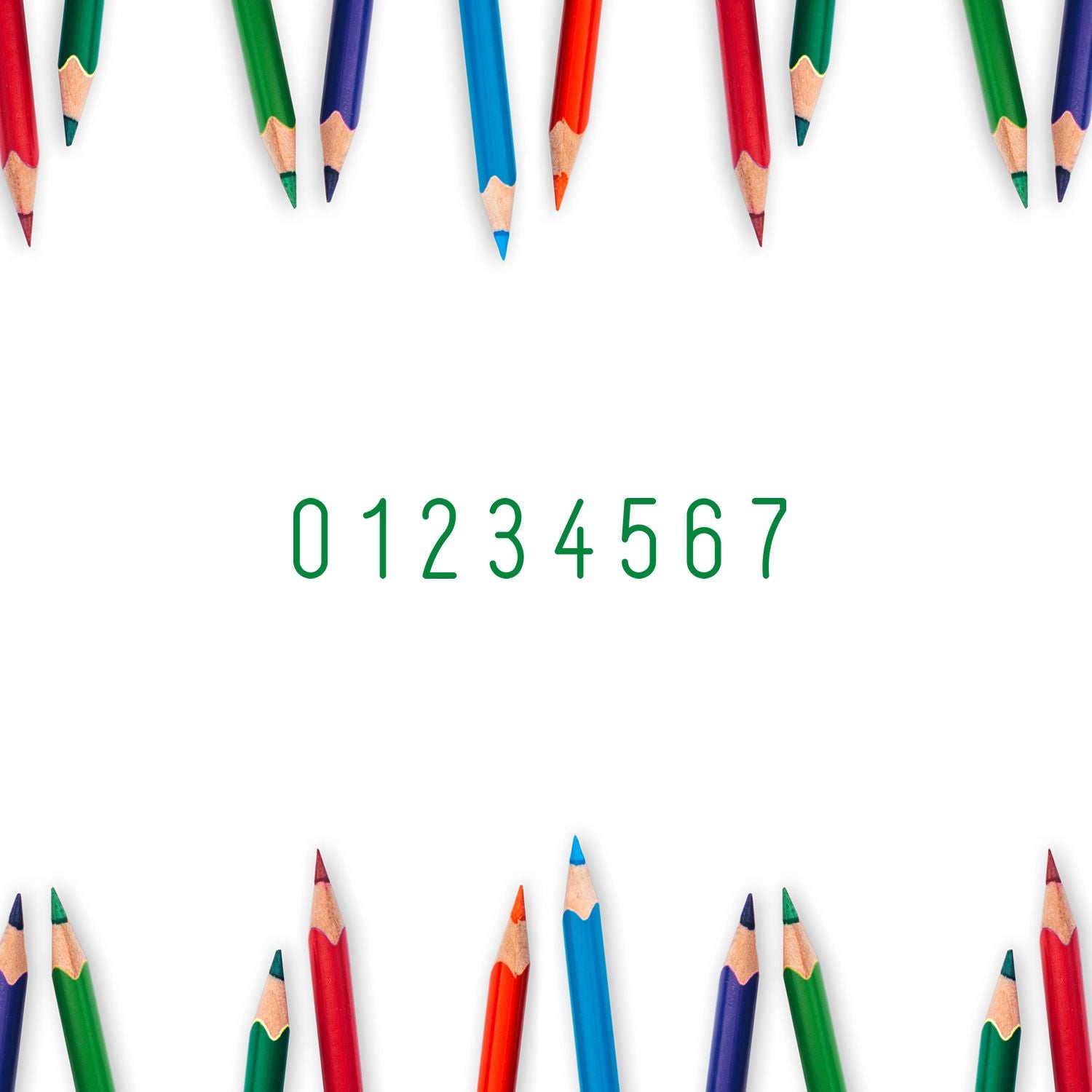 8 Wheel Shiny Heavy Duty Self Inking Number Stamp 5/32 Characters - Engineer Seal Stamps