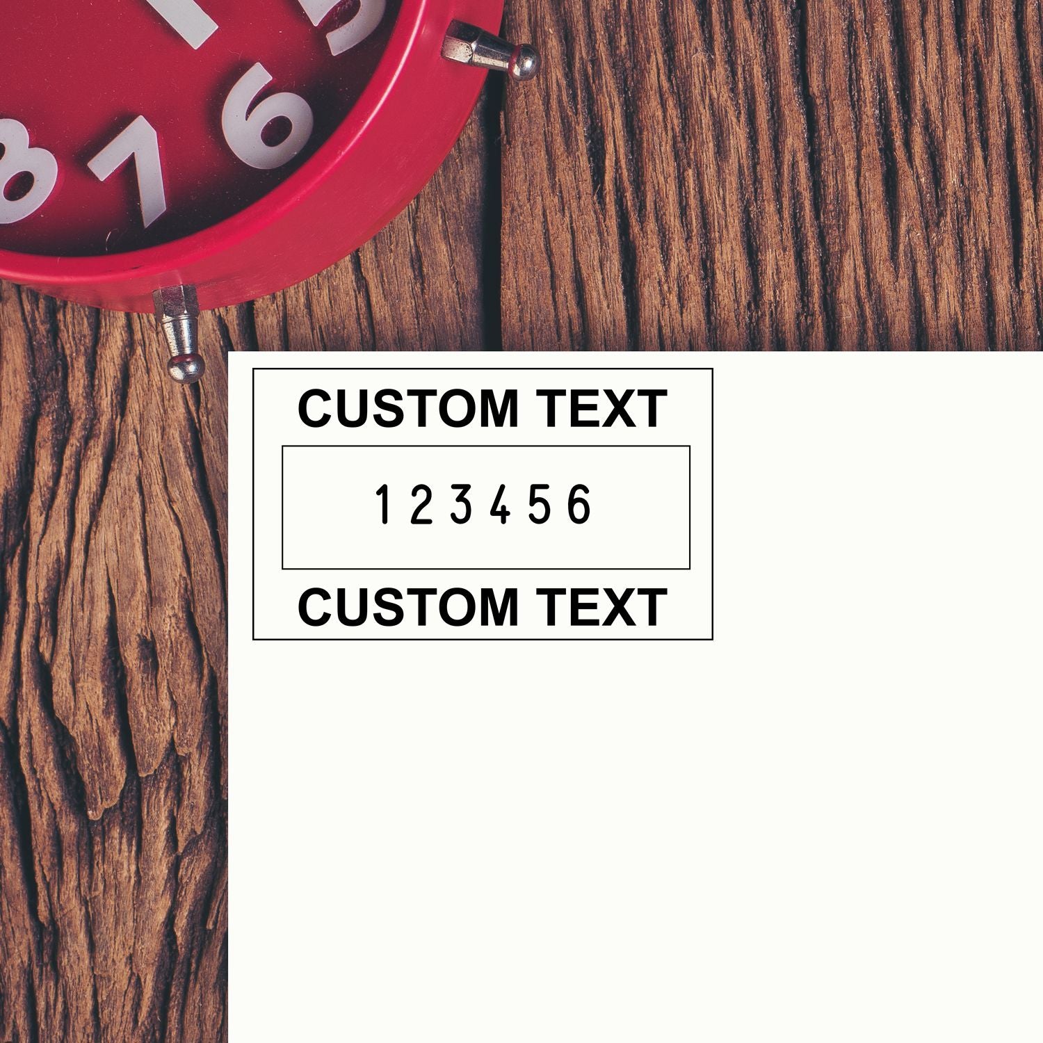 6 Wheel Shiny Heavy Duty Number Stamp 3/16 Characters with Plate - Engineer Seal Stamps