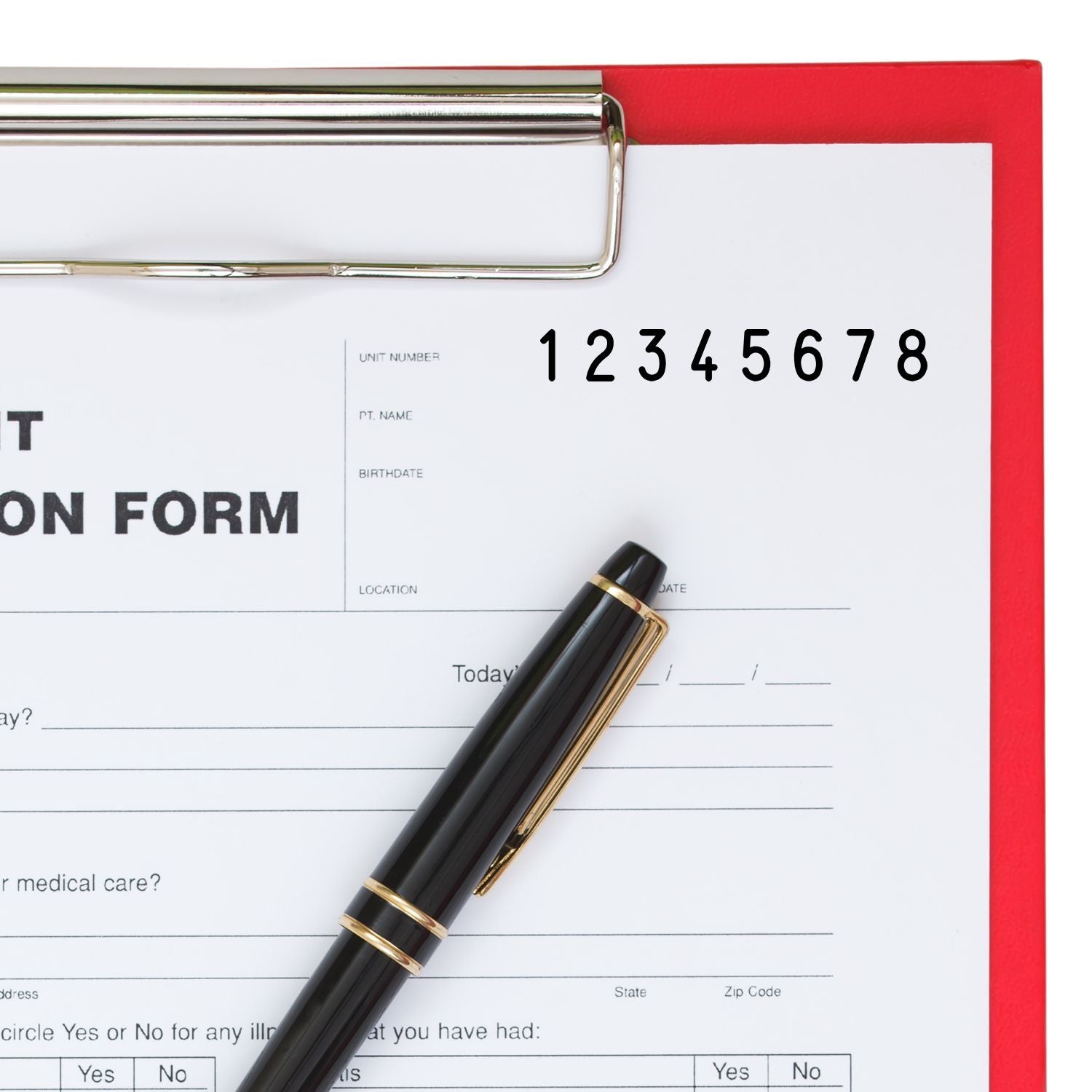 8 Wheel Shiny Heavy Duty Number Stamp 3/16 Characters - Engineer Seal Stamps