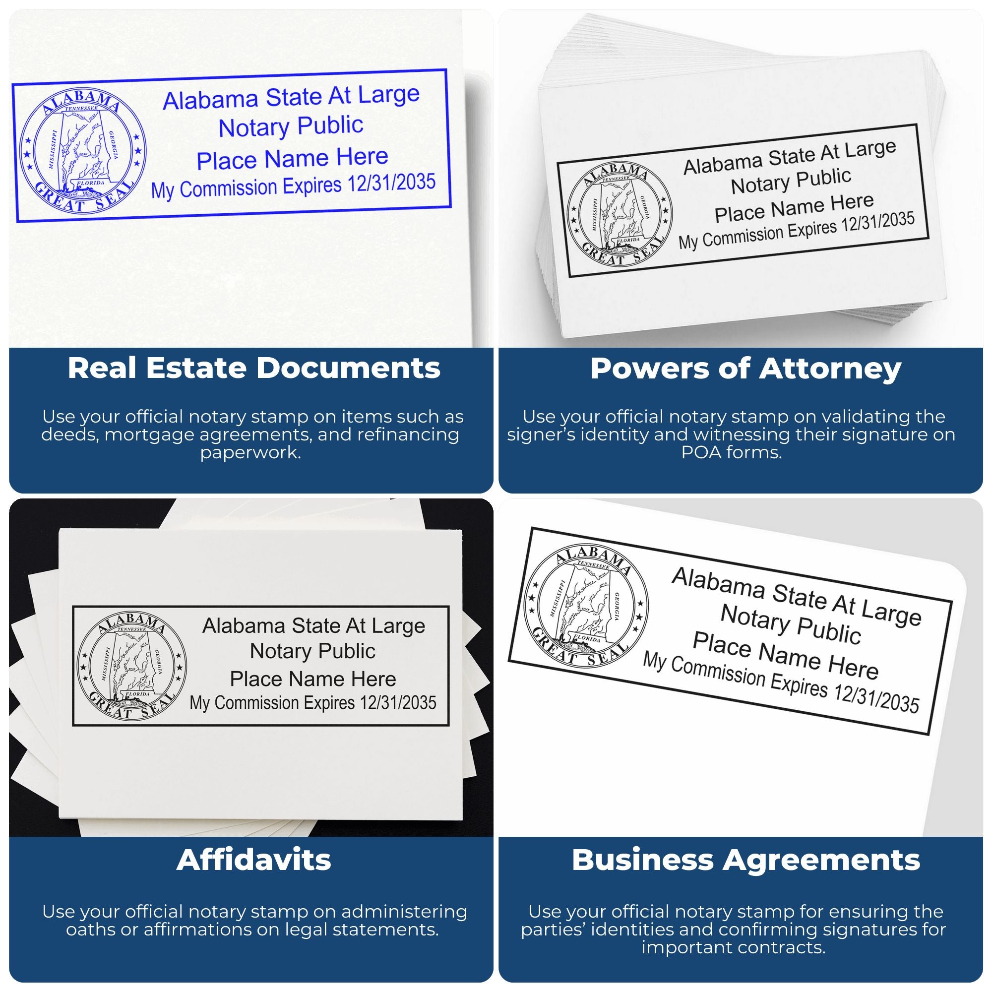 Alabama Notary Stamp and Seal Value Kit - Engineer Seal Stamps