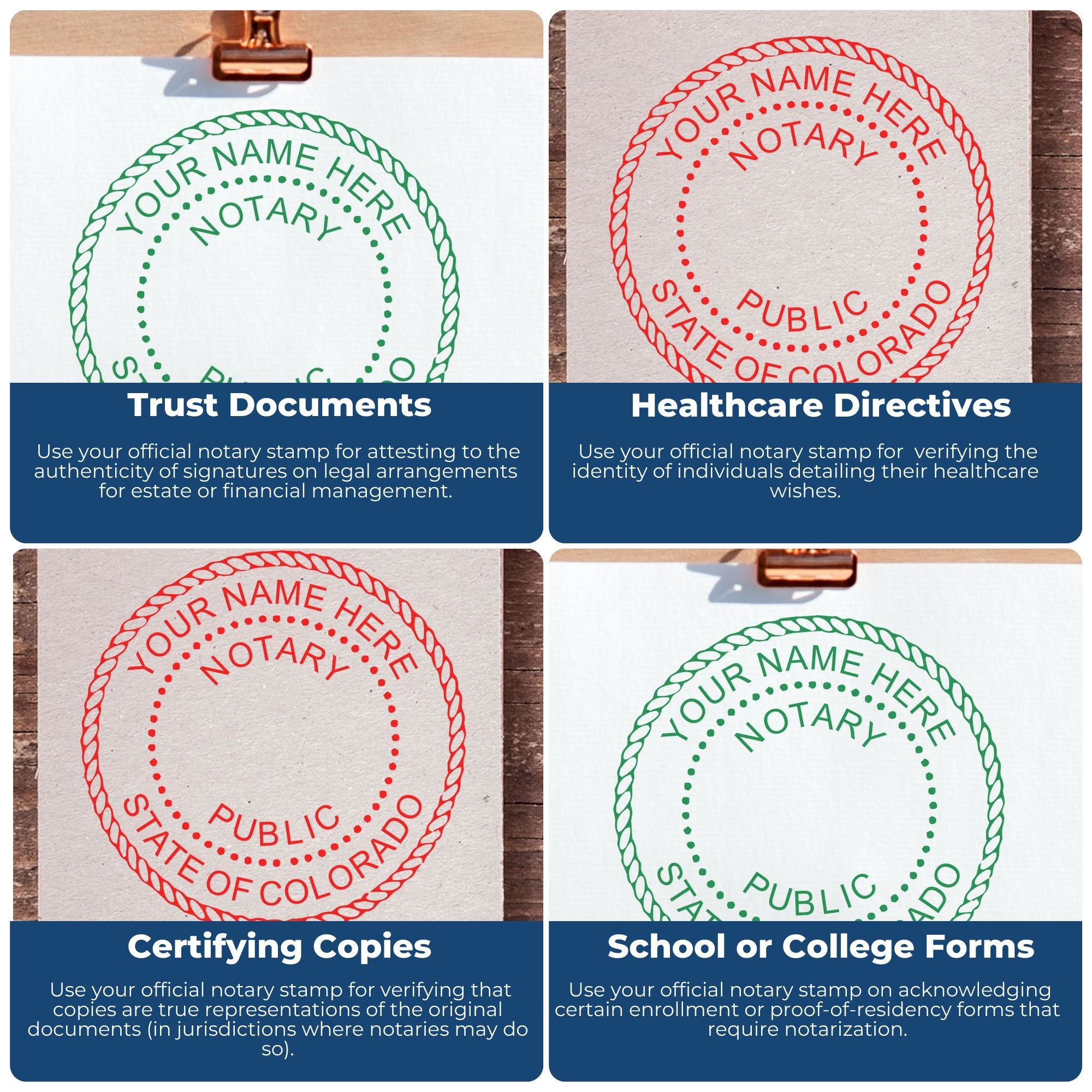 MaxLight Notary Stamp Kit for Colorado - Engineer Seal Stamps