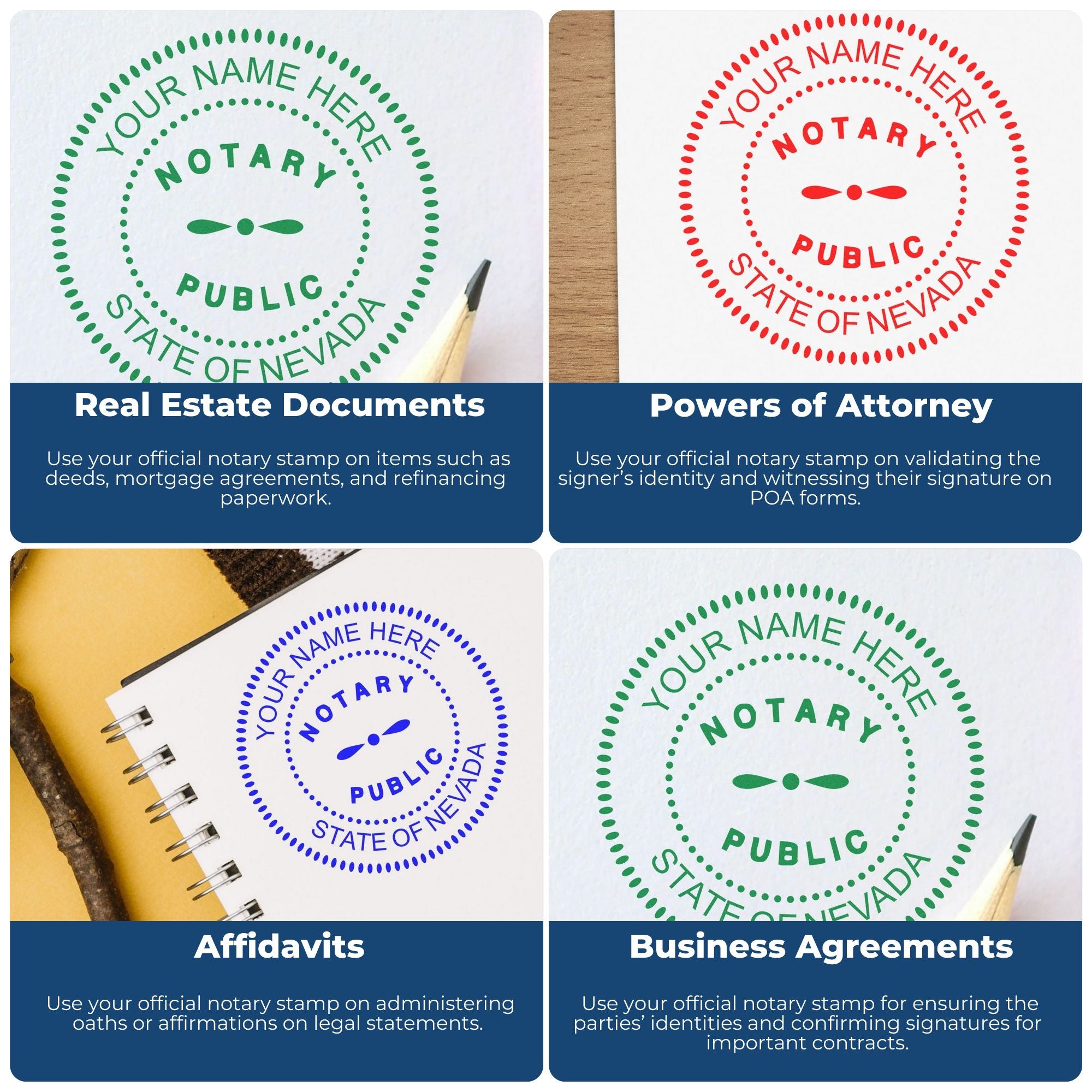 Nevada Notary Public Kit with PSI Notary Stamps - Engineer Seal Stamps