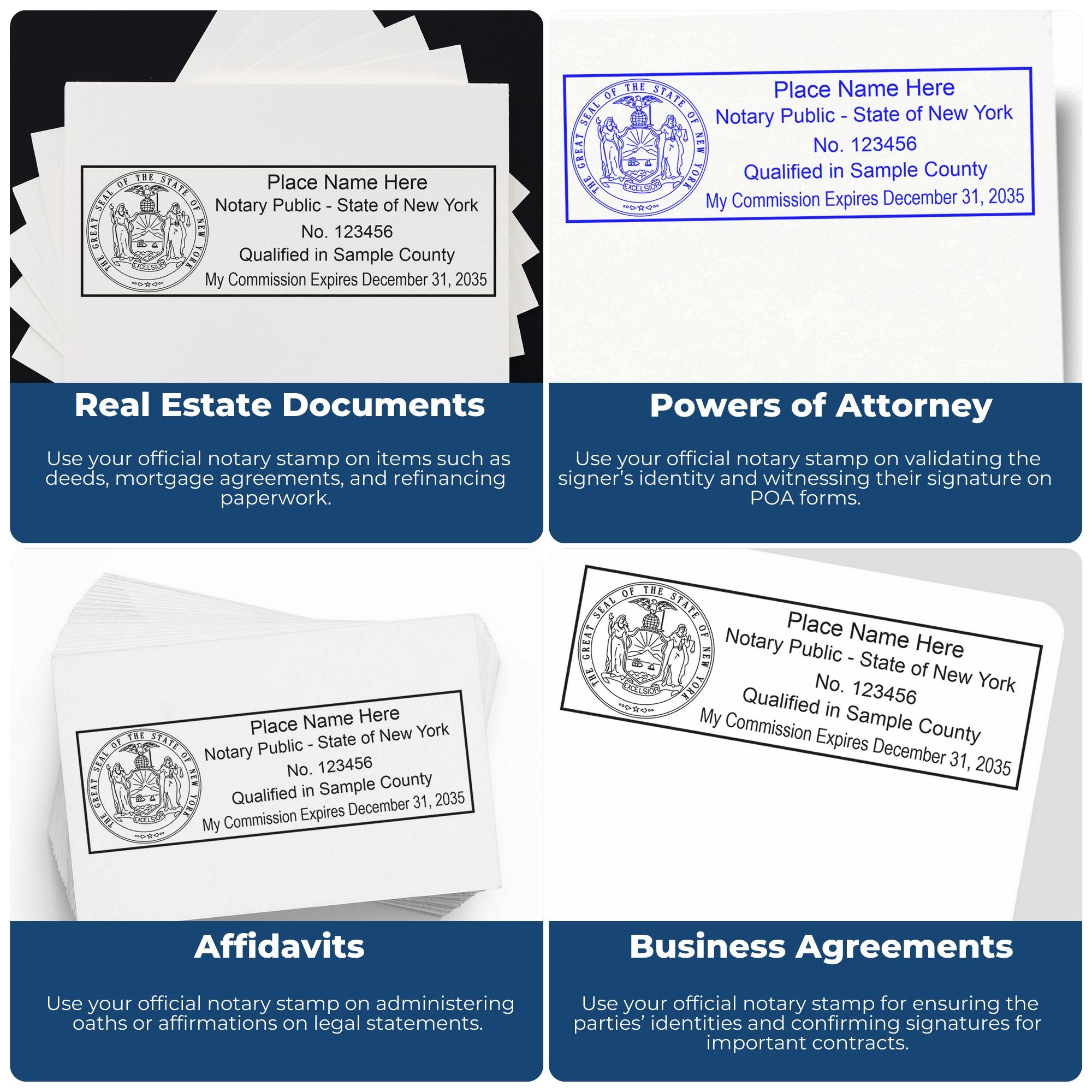New York Notary Stamp and Seal Value Kit - Engineer Seal Stamps