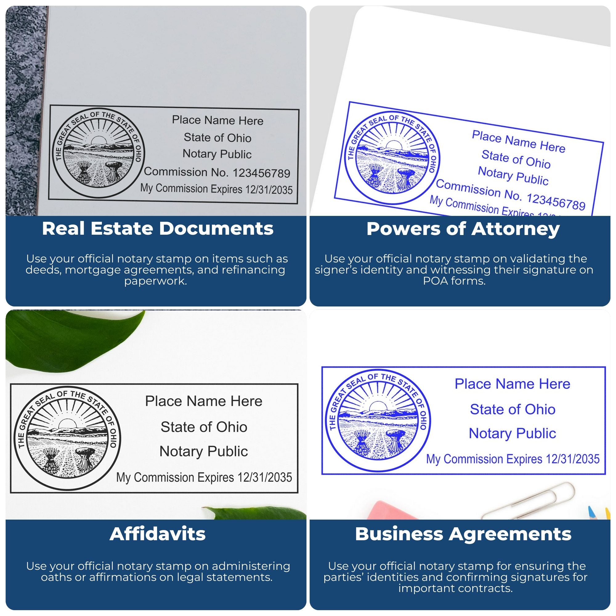 Ohio Notary Stamp and Seal Value Kit - Engineer Seal Stamps