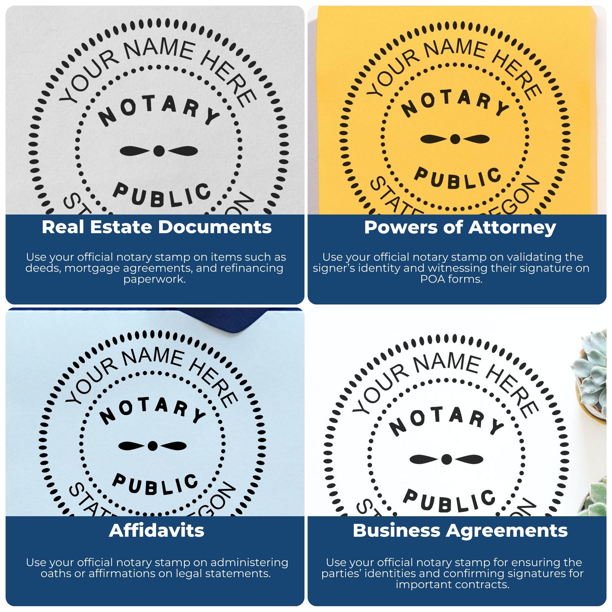 Oregon Notary Public Kit with PSI Notary Stamps - Engineer Seal Stamps